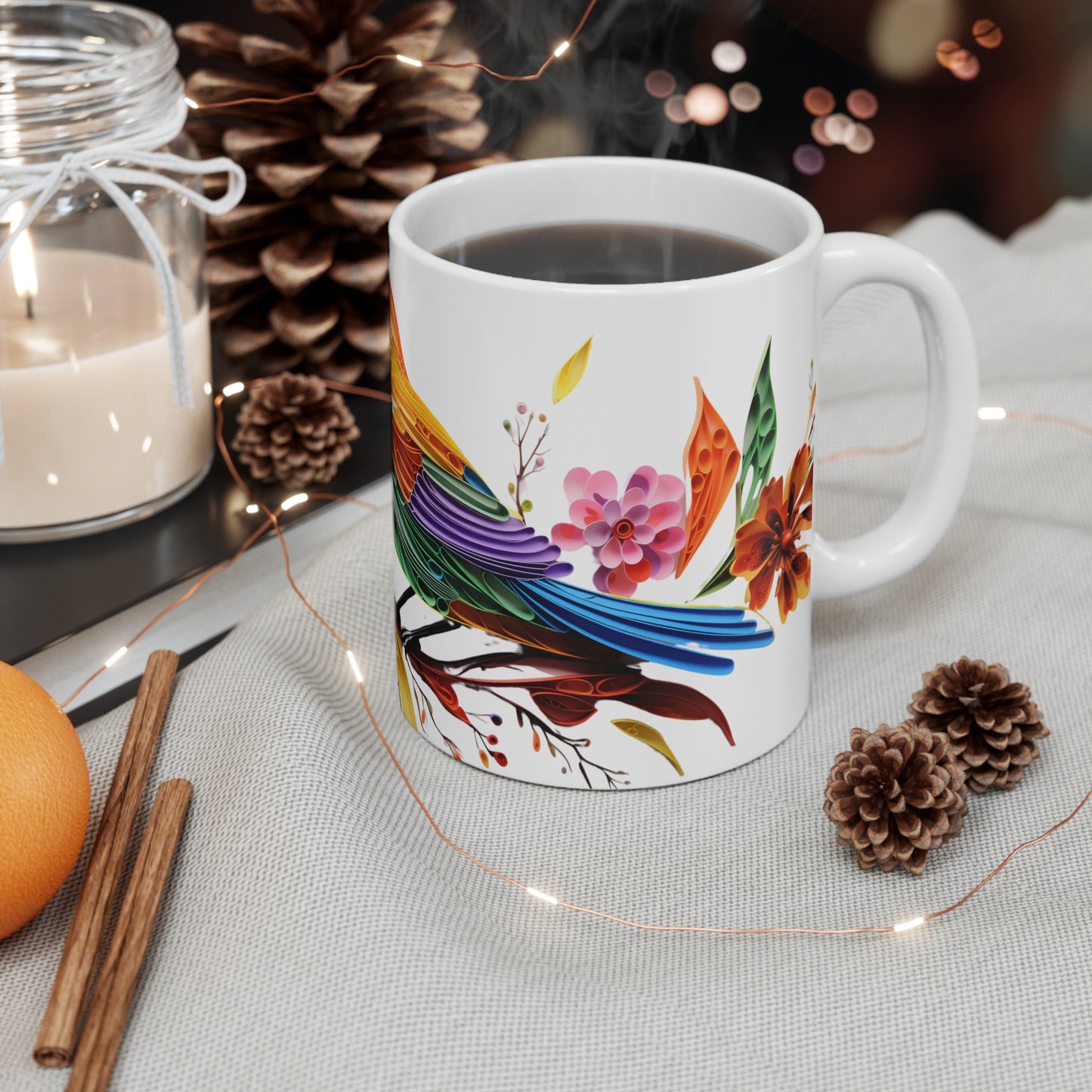 Colorful Bird - Mug 11oz