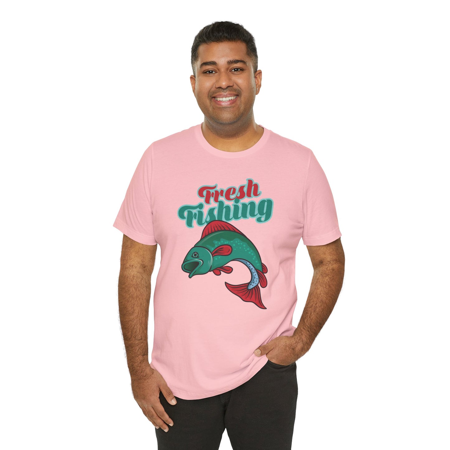 Fishing:  Fresh Fishing - Unisex Jersey Short Sleeve Tee