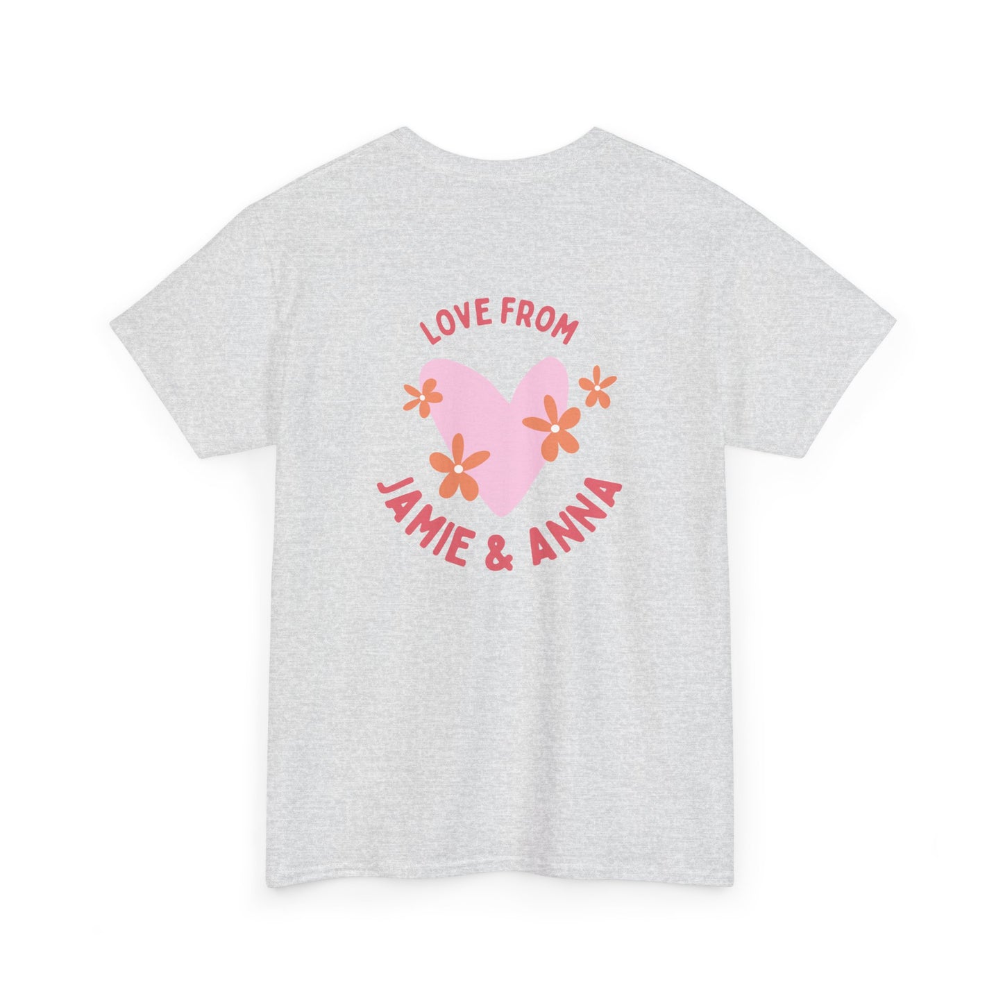 Mama Bear, Love From Jamie & Anna, Names Customizable - Unisex Heavy Cotton Tee - 11775