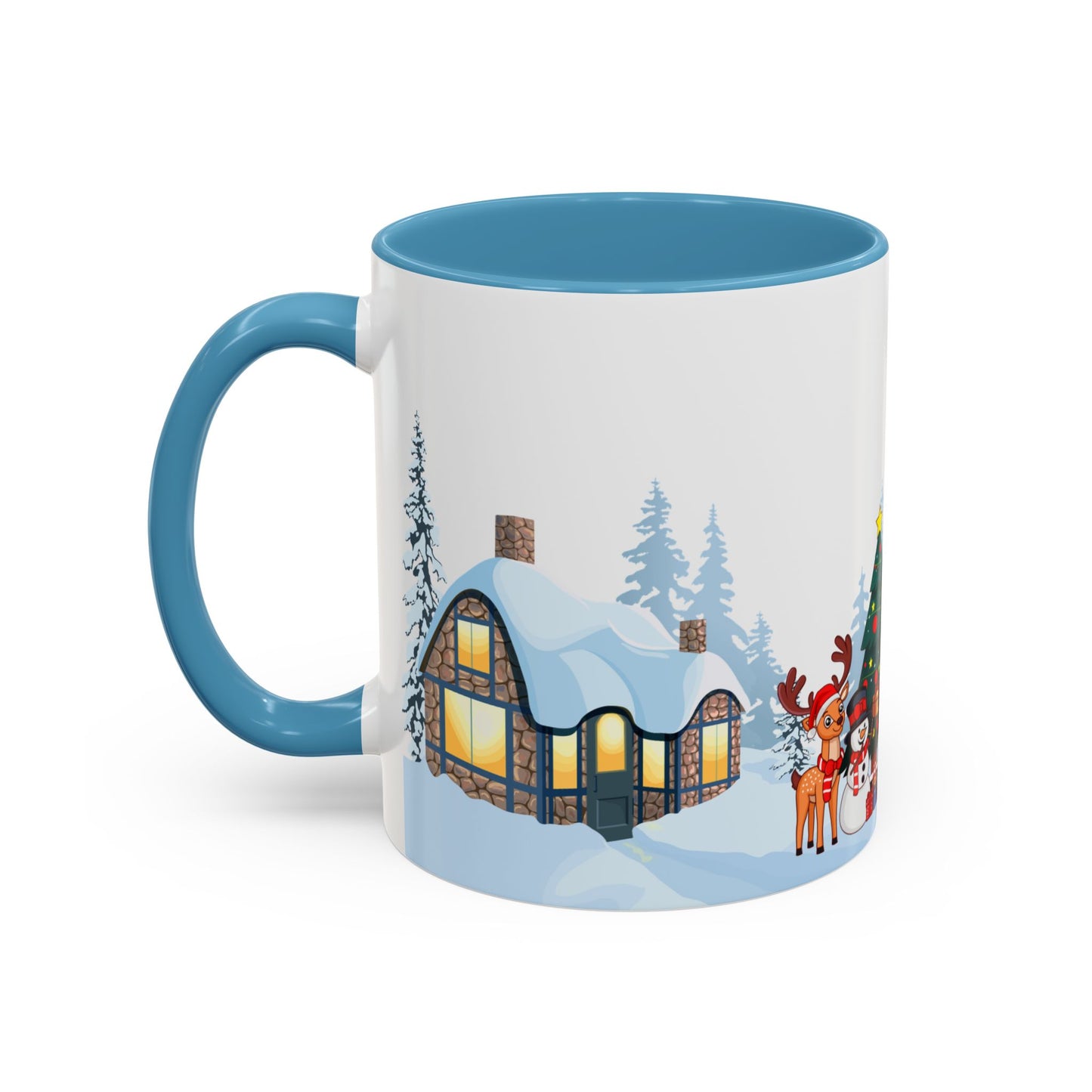 Outdoor Christmas Party - Accent Coffee Mug (11, 15oz) - 10454