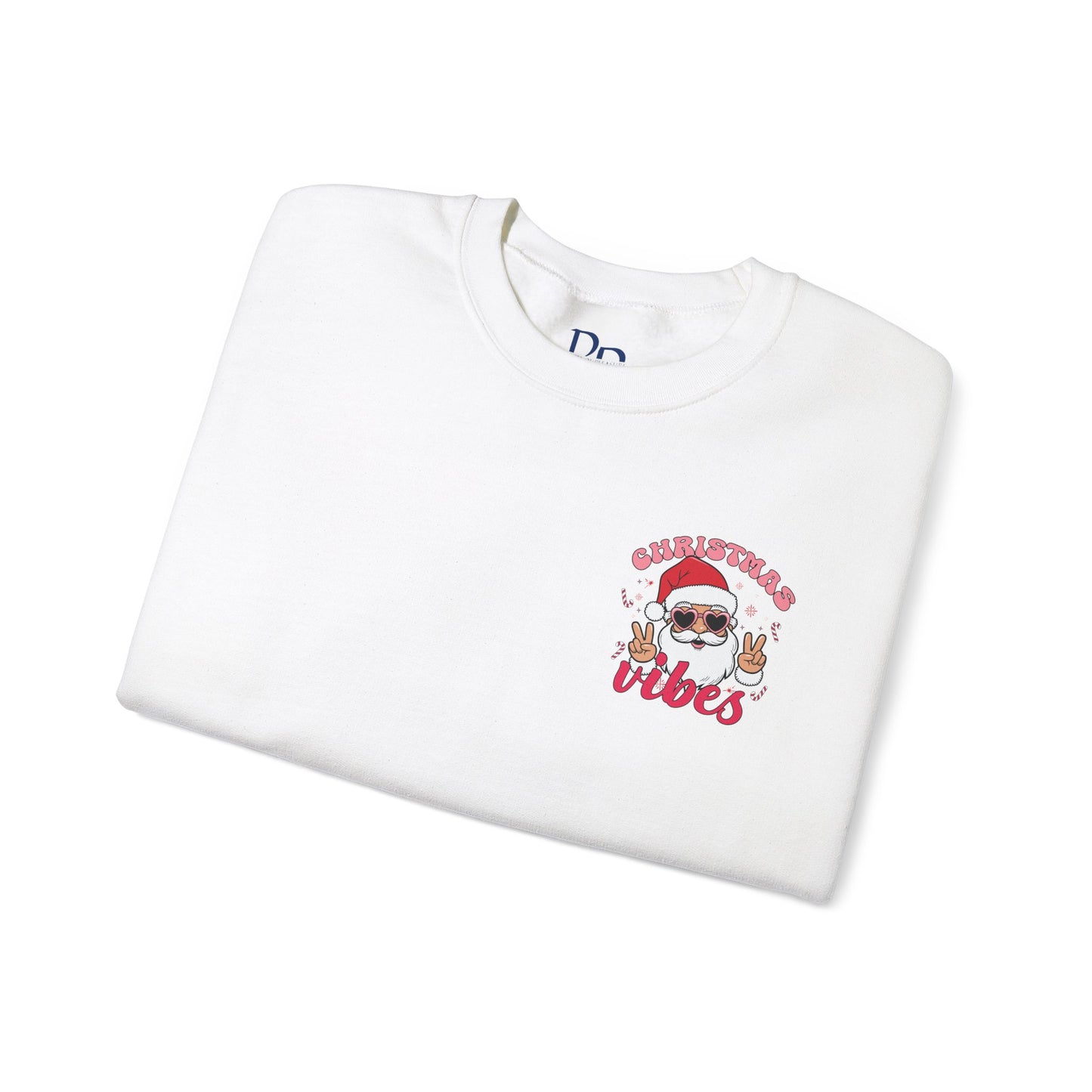 Santa, Christmas Vibes - Unisex Heavy Blend™ Crewneck Sweatshirt - 10171