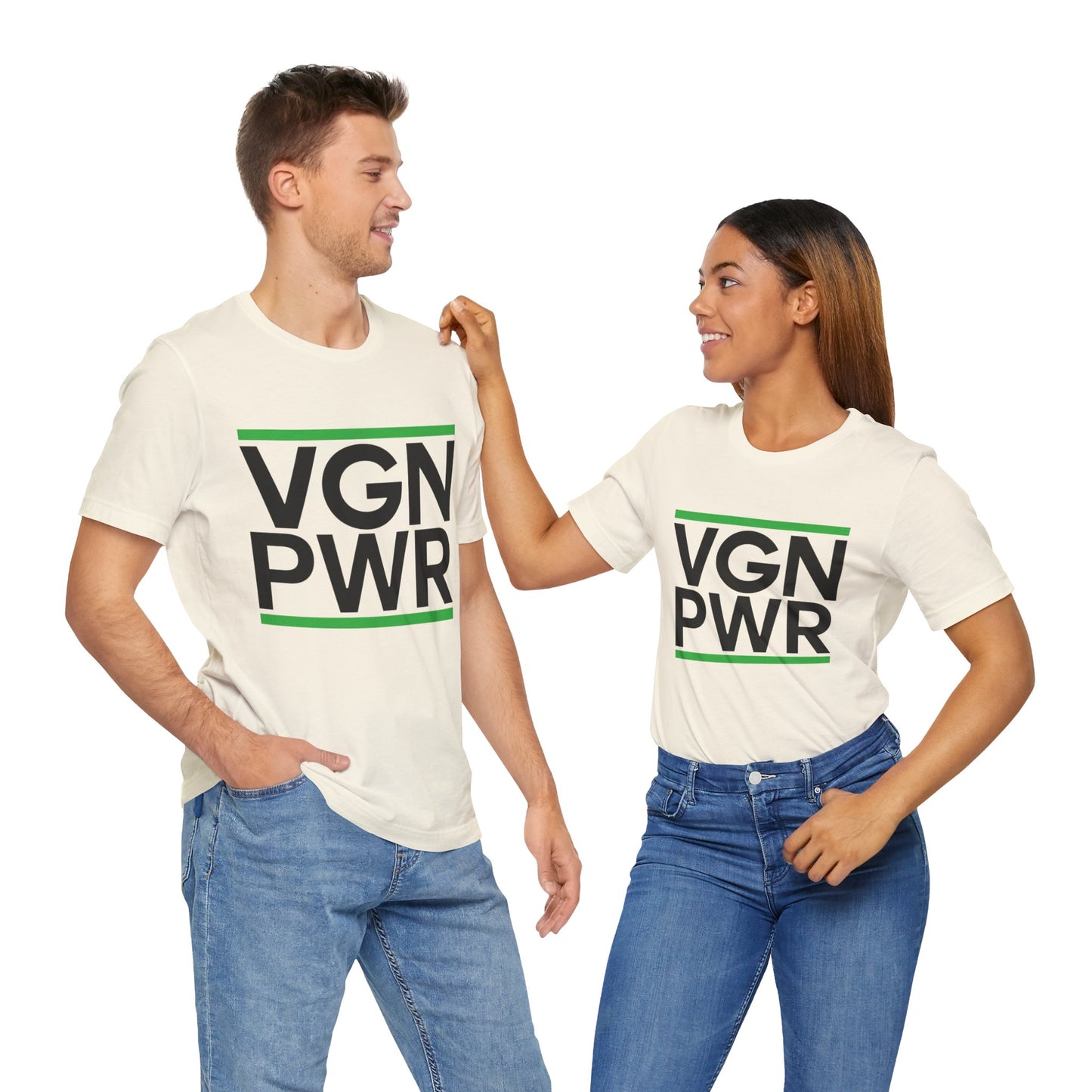 Vegan: VGN PWR - Unisex Jersey Short Sleeve Tee