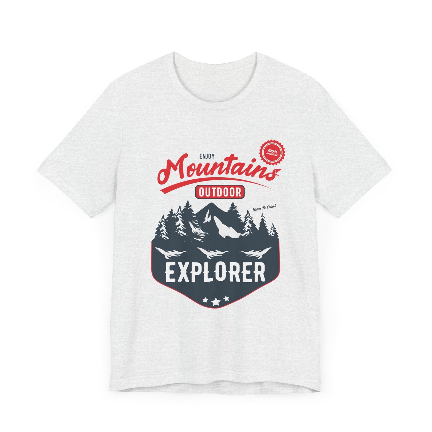 Enjoy Mountains, Outdoor Explorer - Unisex Jersey Short Sleeve Tee - 12592