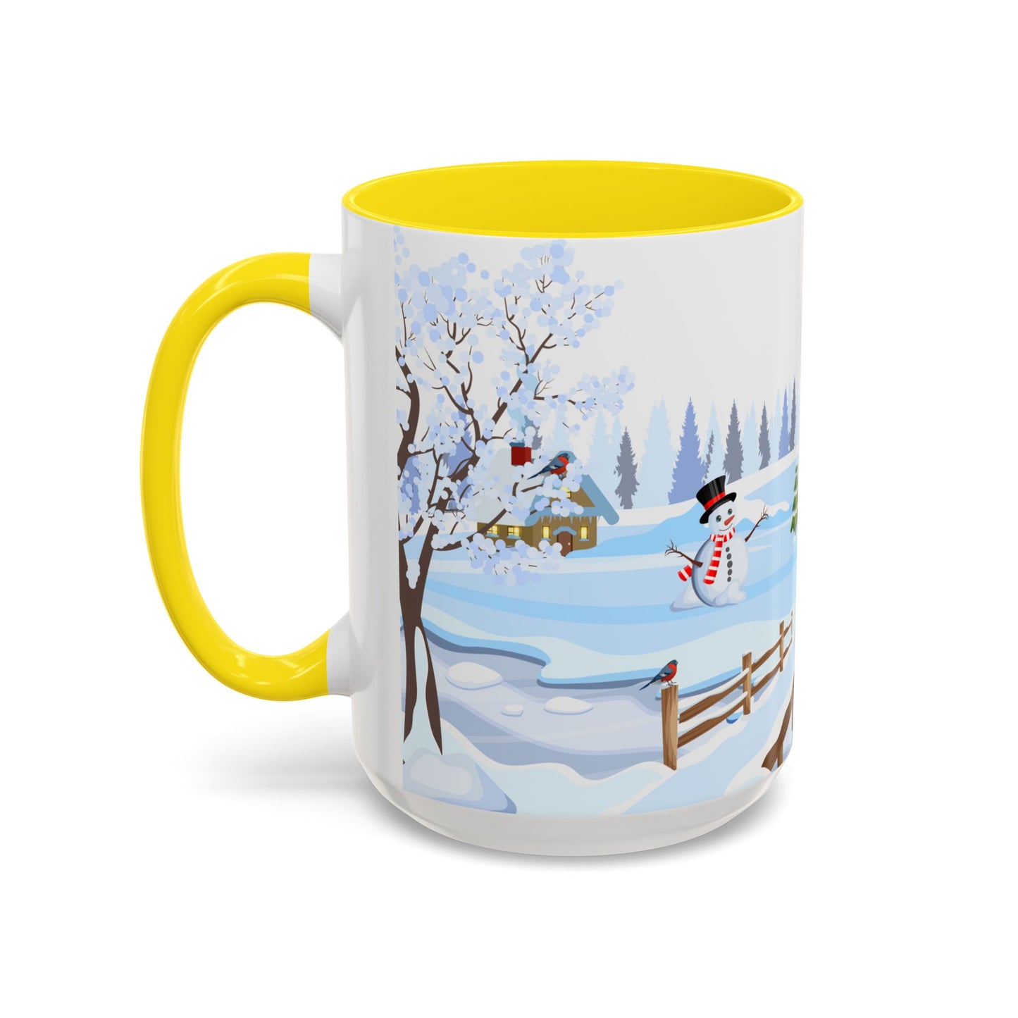 Winter Day Outside - Accent Coffee Mug (11, 15oz) - 10453