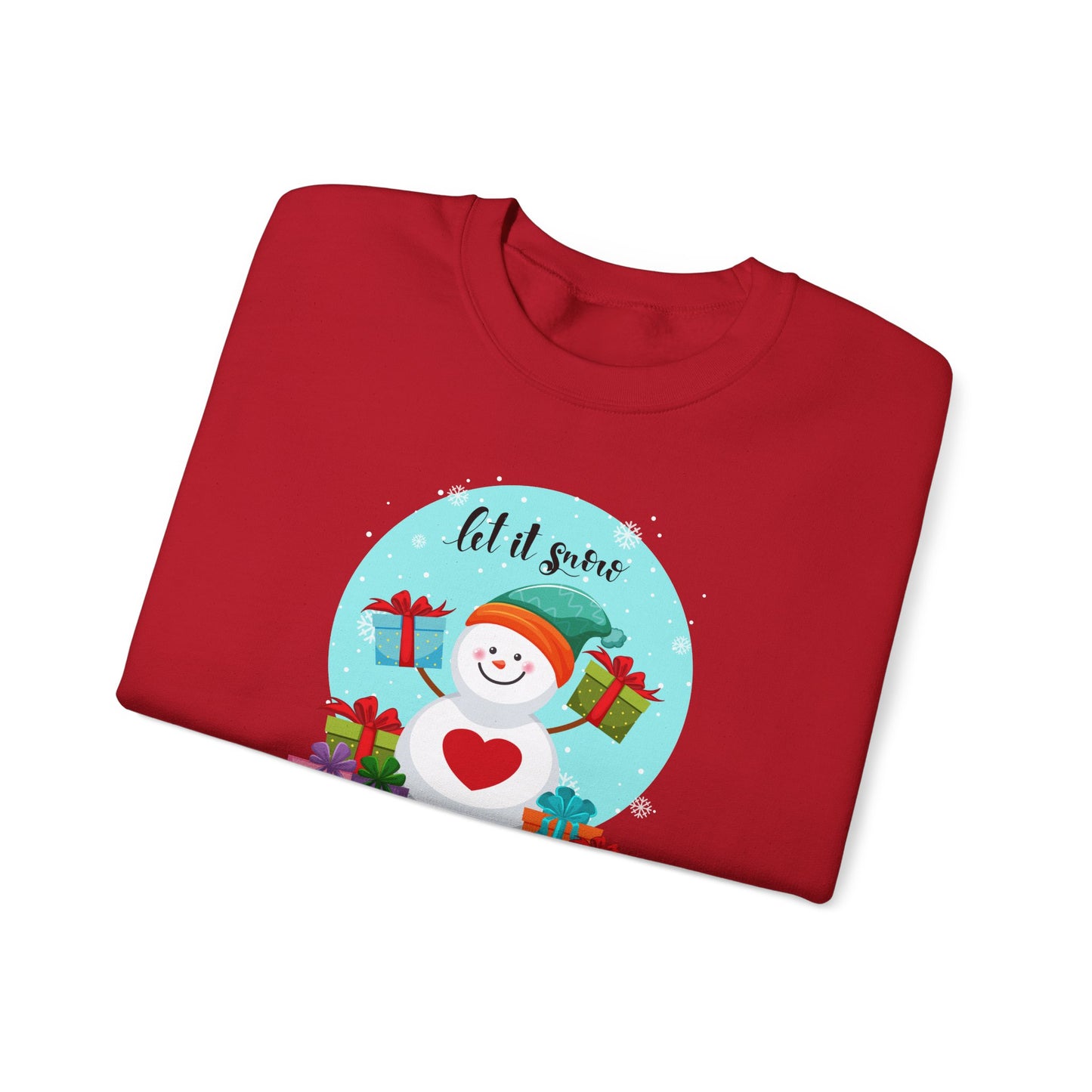 Santa, Let It snow - Unisex Heavy Blend™ Crewneck Sweatshirt - 10009