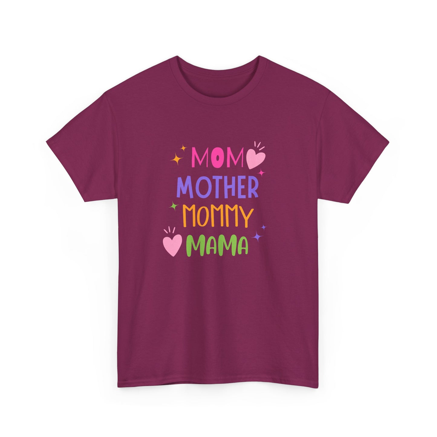 Mom, Mama, Mummy, Mother - Unisex Heavy Cotton Tee - 11715