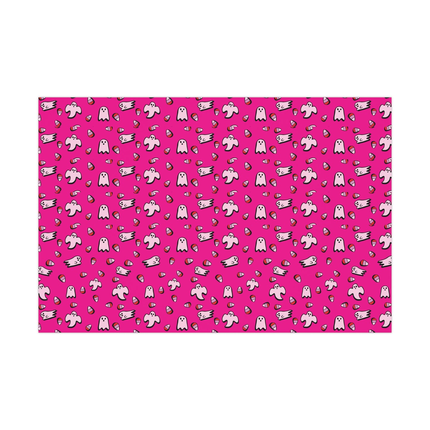 Pink Ghost - Gift Wrap Papers