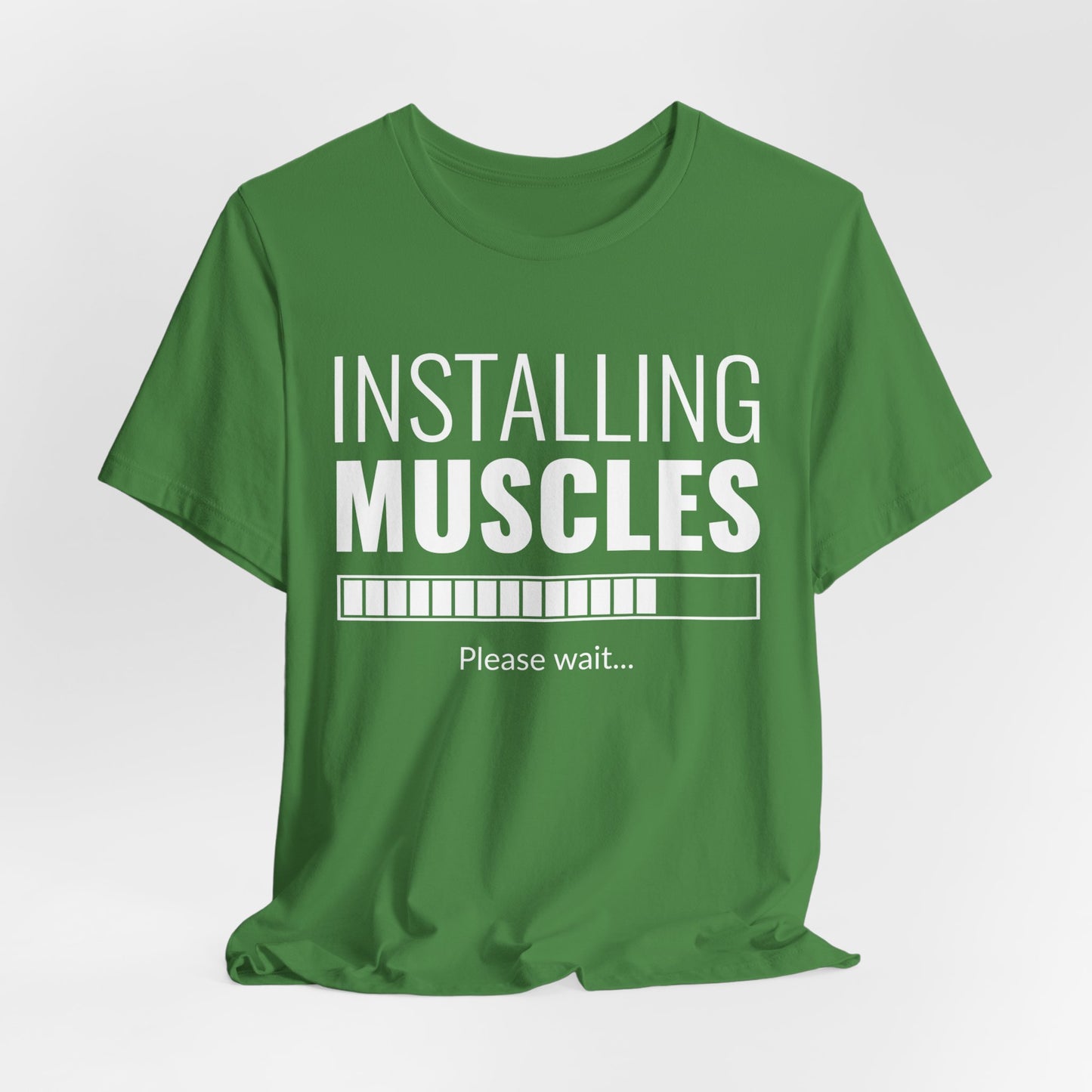 Gym: Installing Muscles  - Unisex Jersey Short Sleeve Tee