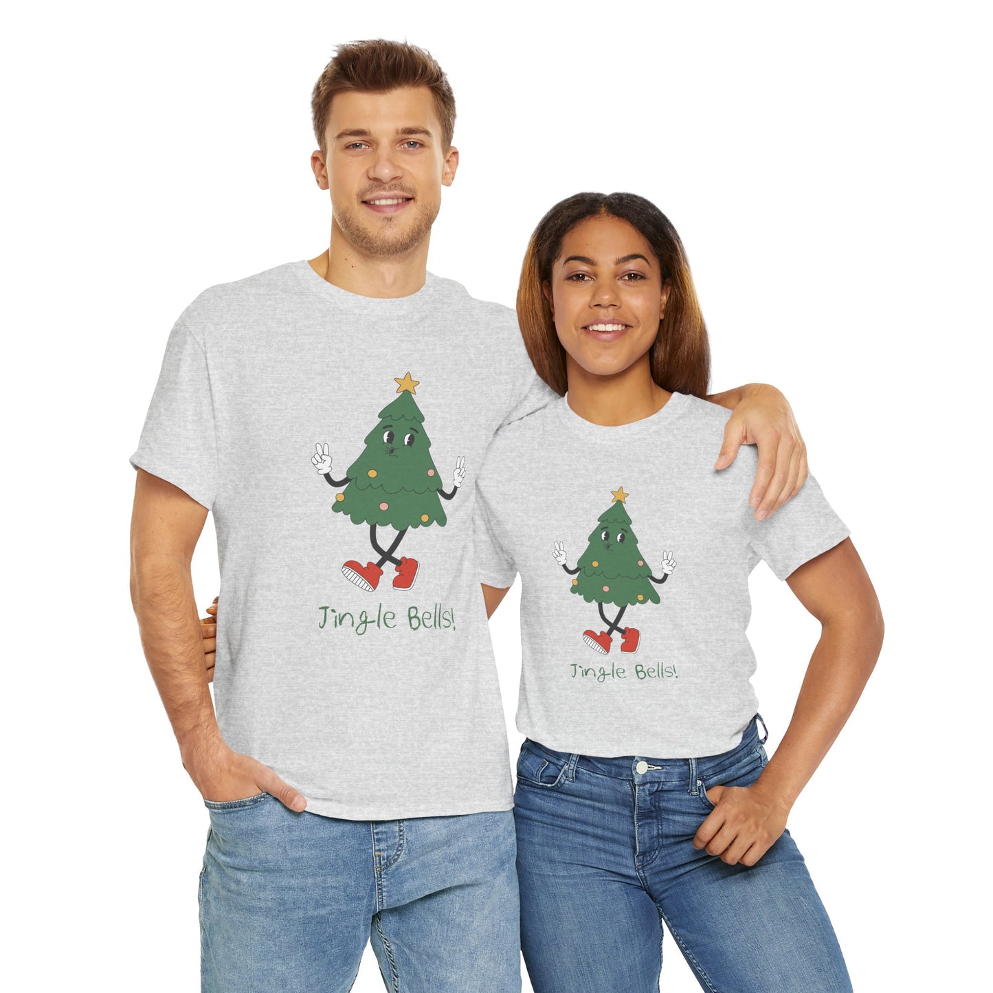 Jingle Bells - Unisex Heavy Cotton Tee