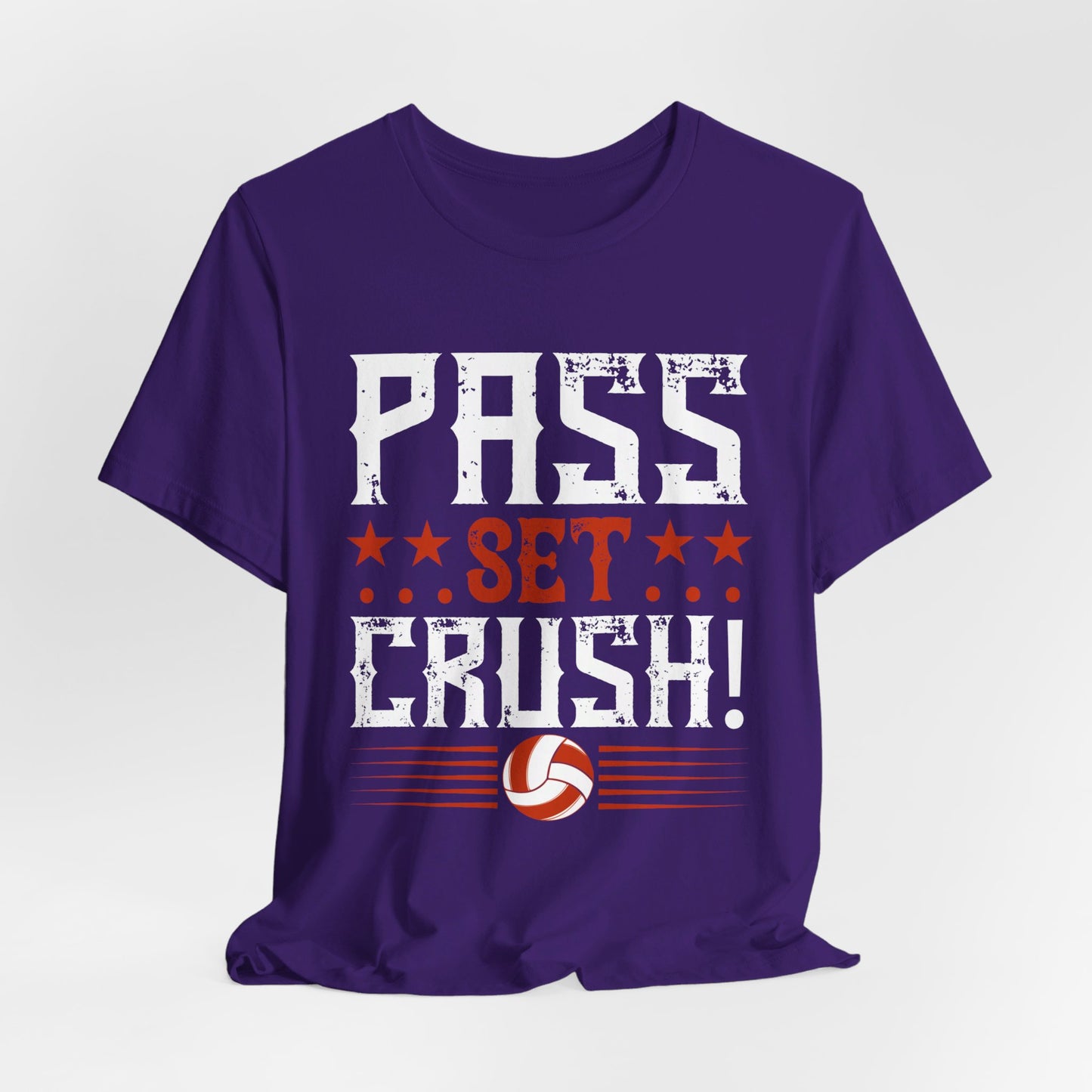 Pass…Set…CRUSH! - Unisex Jersey Short Sleeve Tee