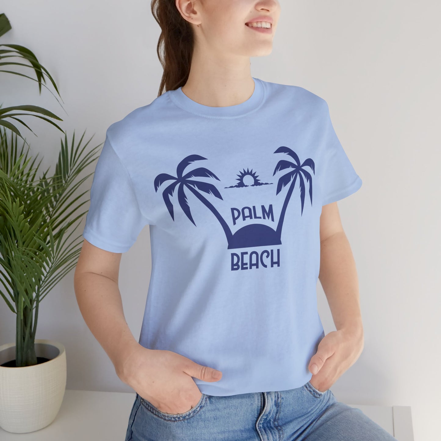 Palm Beach - Unisex Jersey Short Sleeve Tee - 13139