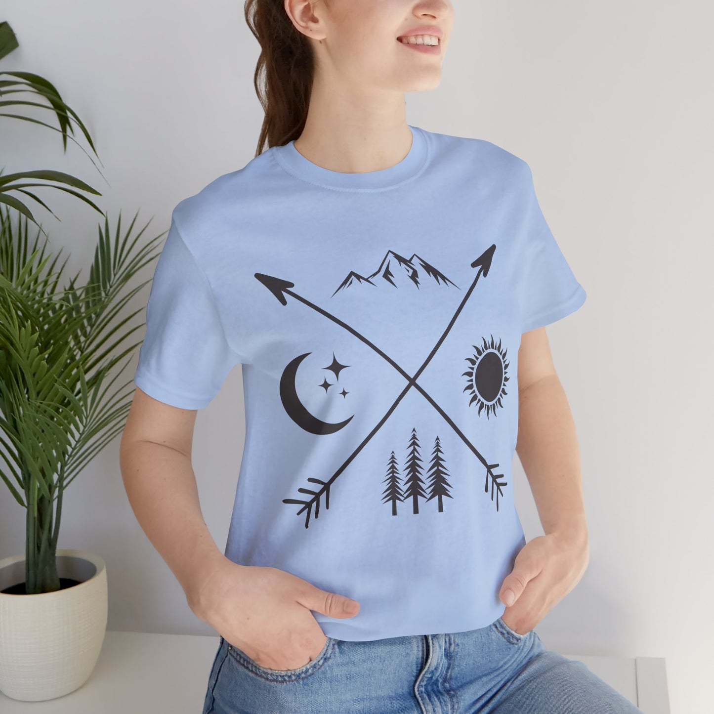 Camping & Outdoor - Unisex Jersey Short Sleeve Tee - 12628
