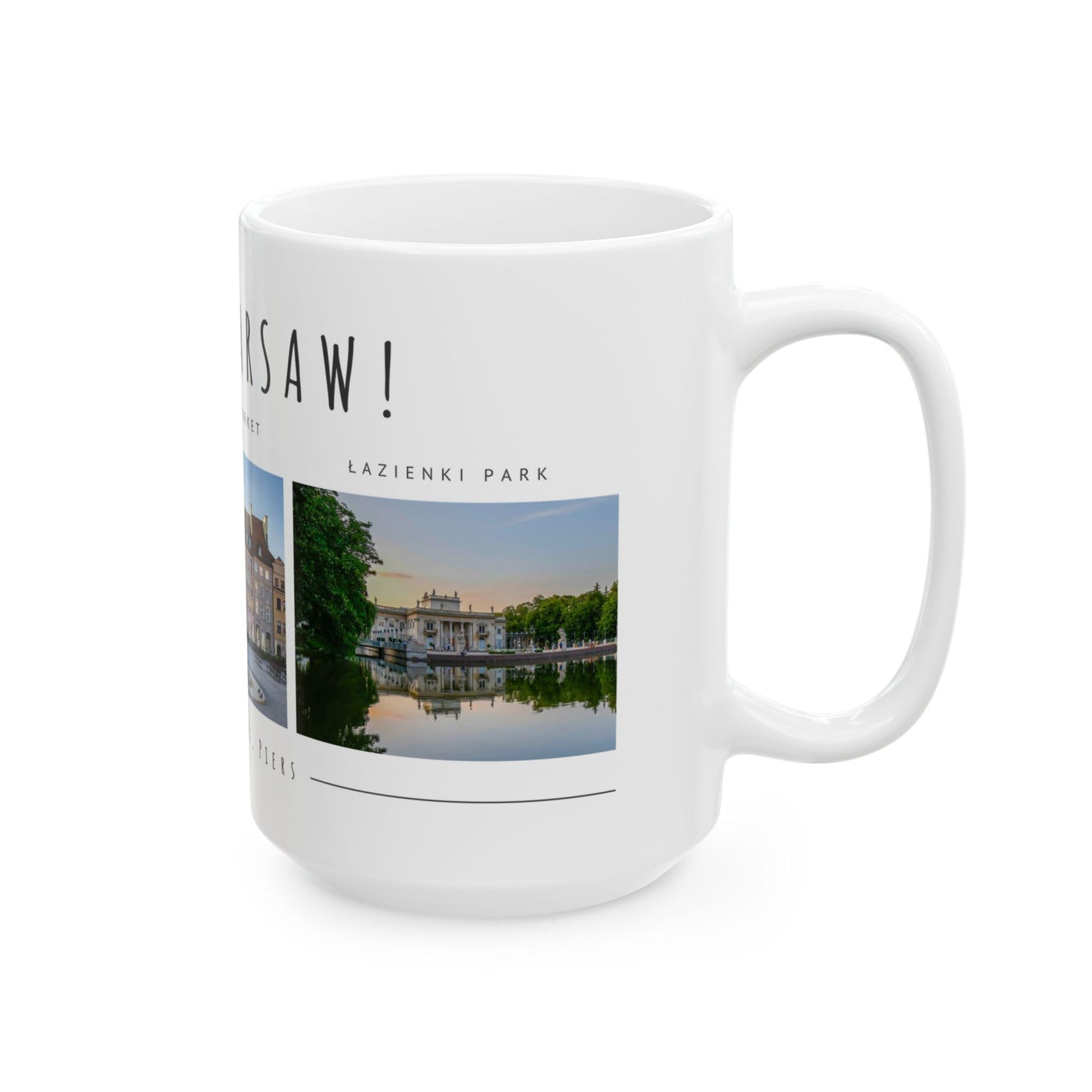 Hello Warsaw! Travel Ceramic Mug - 11oz & 15oz - 12092