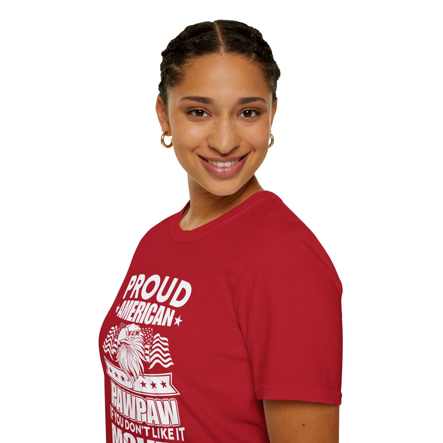 Proud American Pawpaw T-Shirt, Unisex Tee for Grandfather, Father's Day Gift, Casual Wear, Patriotic Shirt, Comfortable Tee - 13787