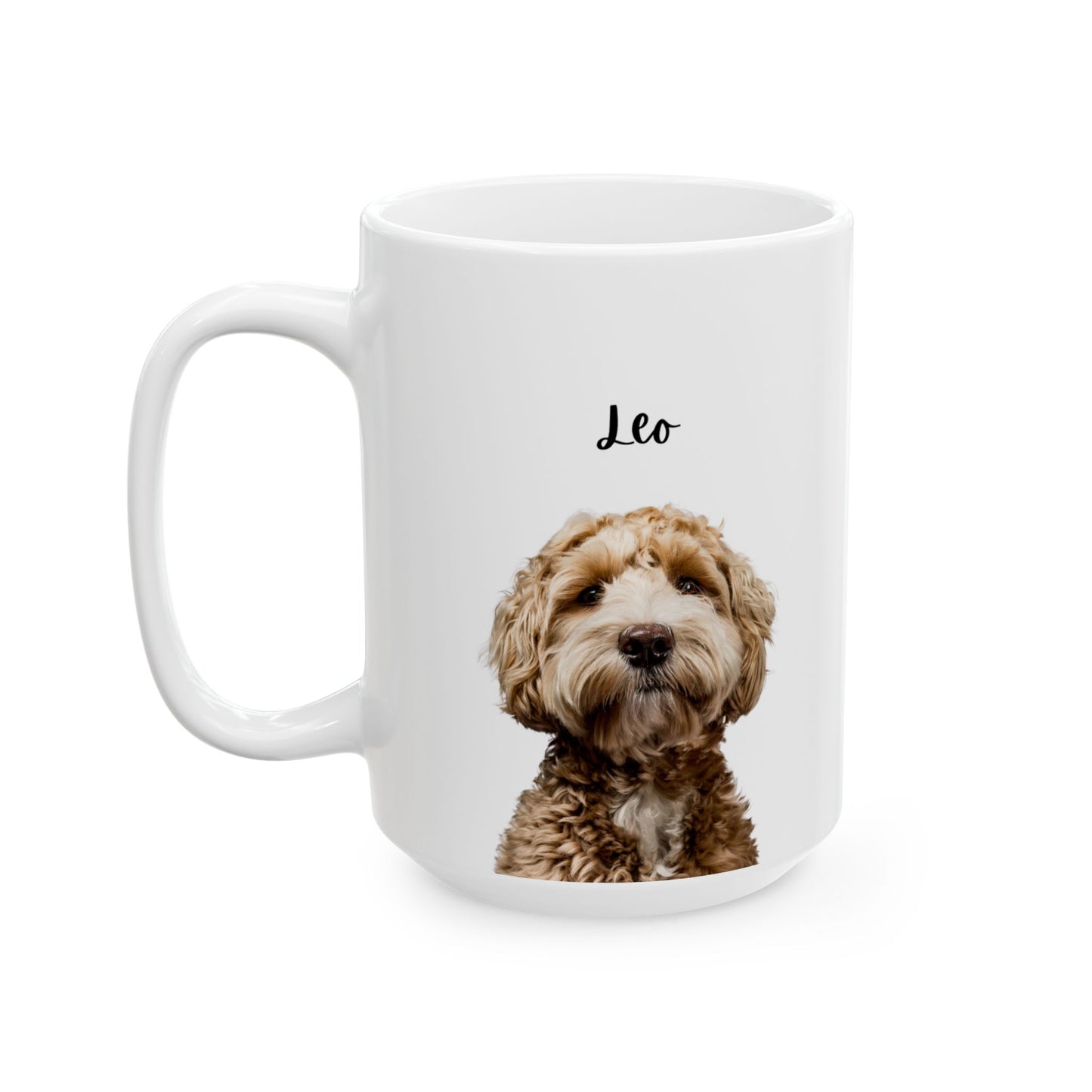 Personalized Pet Lover Ceramic Mug, Dog Lover Gift, Cute Coffee Cup, Animal Lover Mug, Customizable Pet Mug - 14172