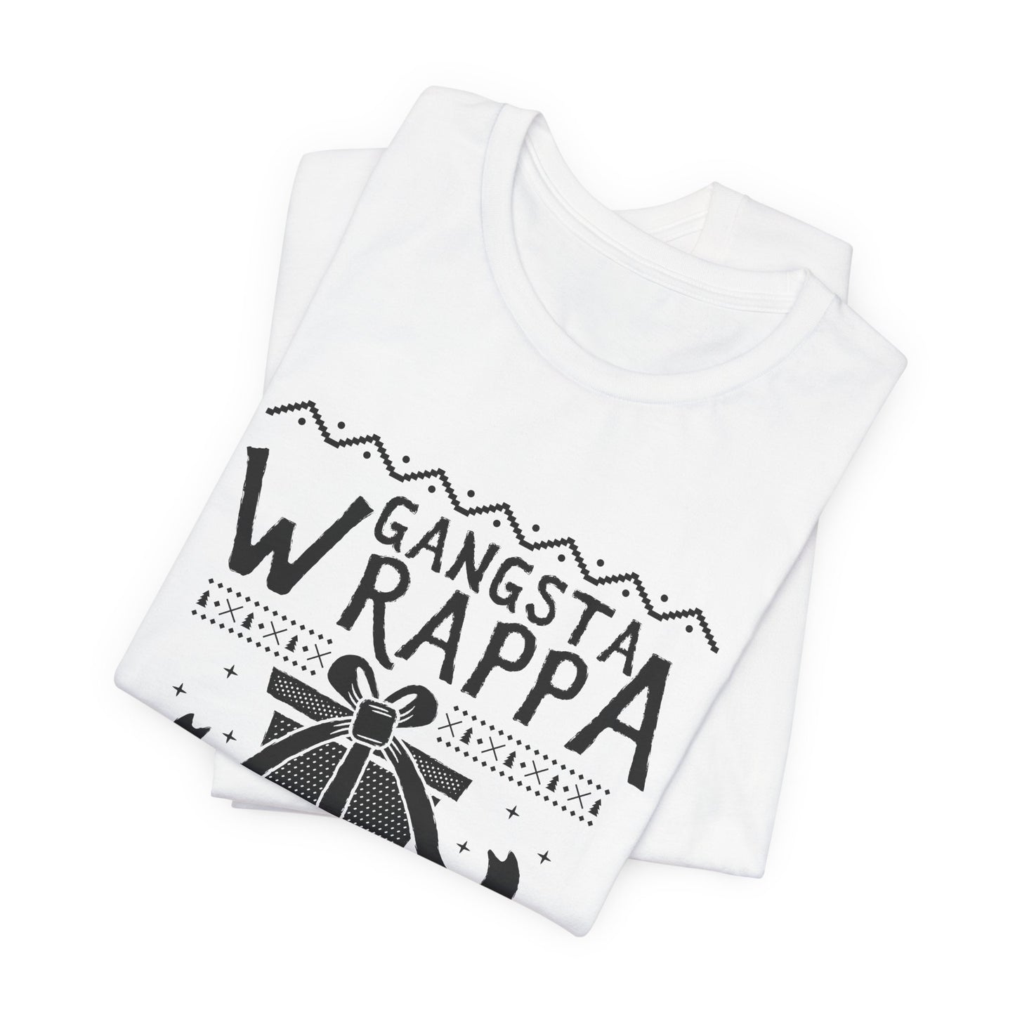 Christmas: Gangsta Wrappa - Unisex Jersey Short Sleeve Tee