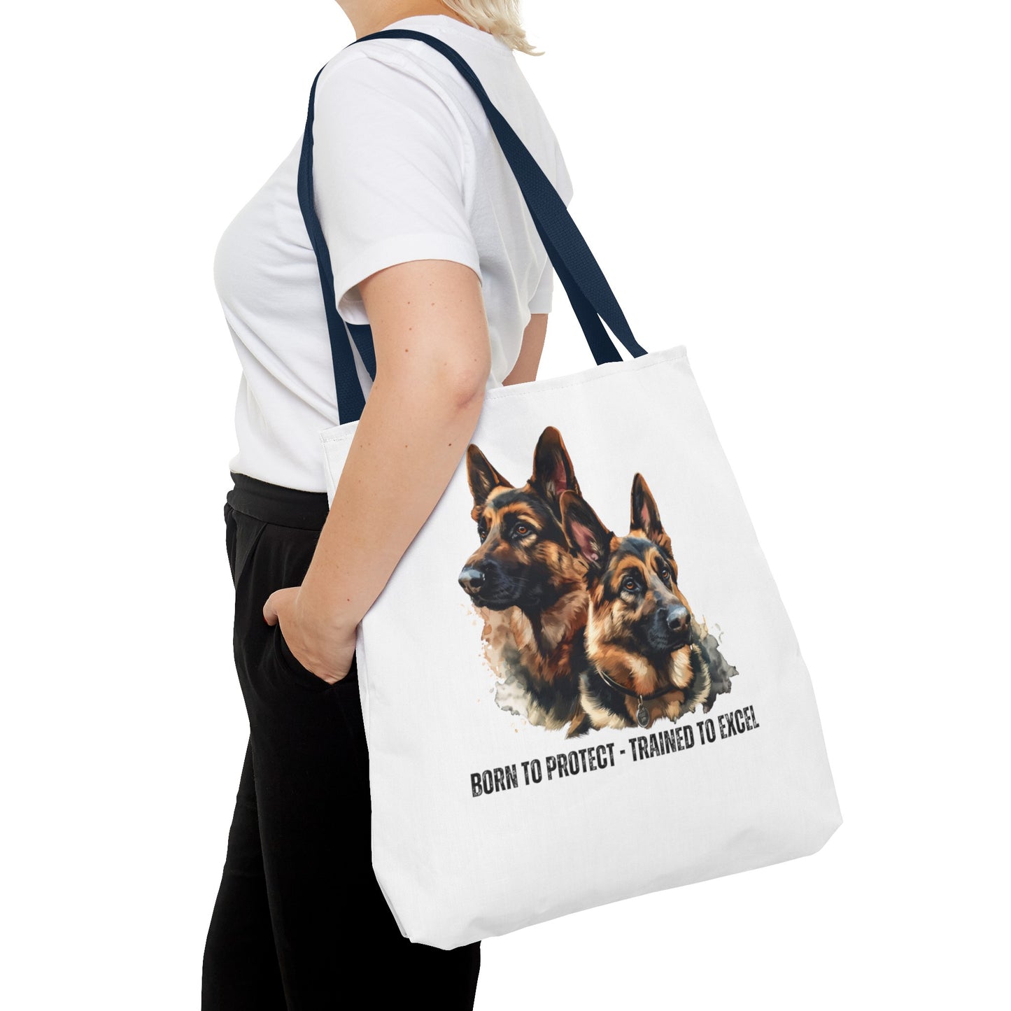 German Shepherds: Born to Protect - Tote Bag