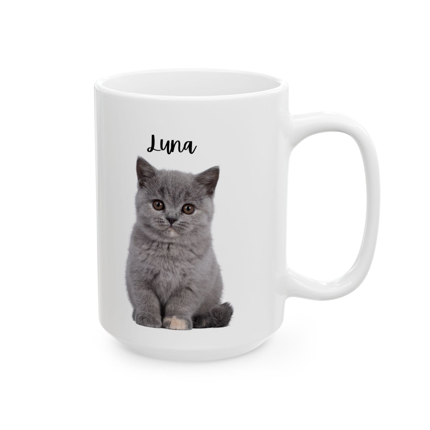 Cozy Cat Ceramic Mug - Perfect for Pet Lovers, Gifts, Home Decor, Coffee, Tea - 14191