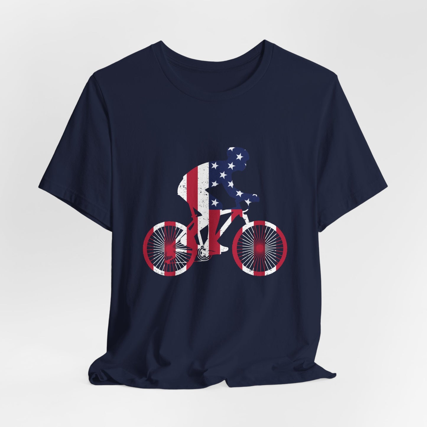 Bicycle: Patriotic Pedals - Unisex Jersey Short Sleeve Tee