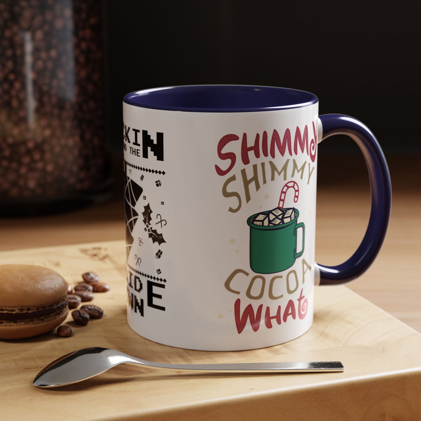 Rocking Around The Tree Upside Down - Accent Coffee Mug (11, 15oz)