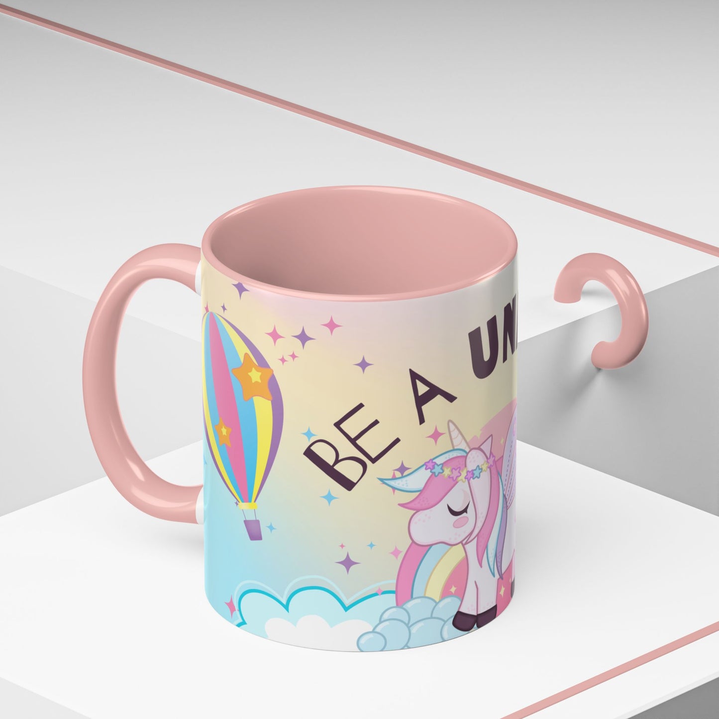 Be A Unicorn - Accent Coffee Mug (11, 15oz) - 11007