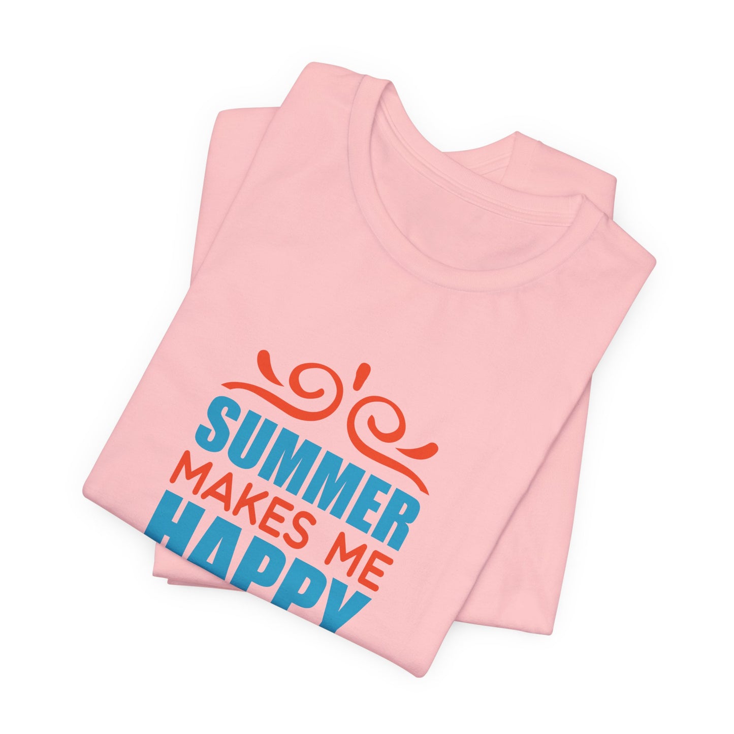 Summer Makes Me Happy - Unisex Jersey Short Sleeve Tee