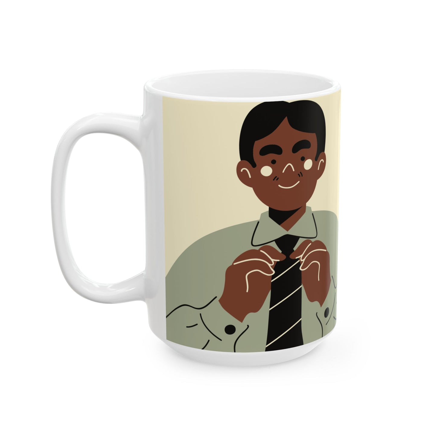 "Dad, I could only hope to grow up and be half the man that you are." Ceramic Mug - 14040