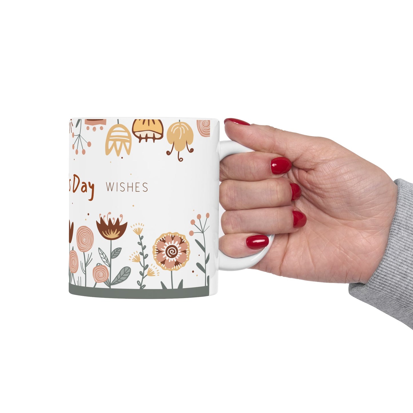 Warmest Mother's Day Wishes, Customizable - Ceramic Mug, (11oz, 15oz) - 10898