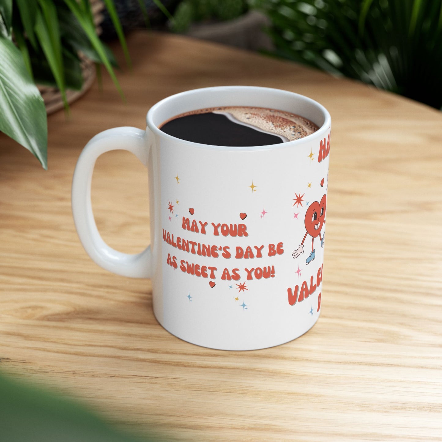 Happy Valentine's Day - Ceramic Mug, (11oz, 15oz) - 11501