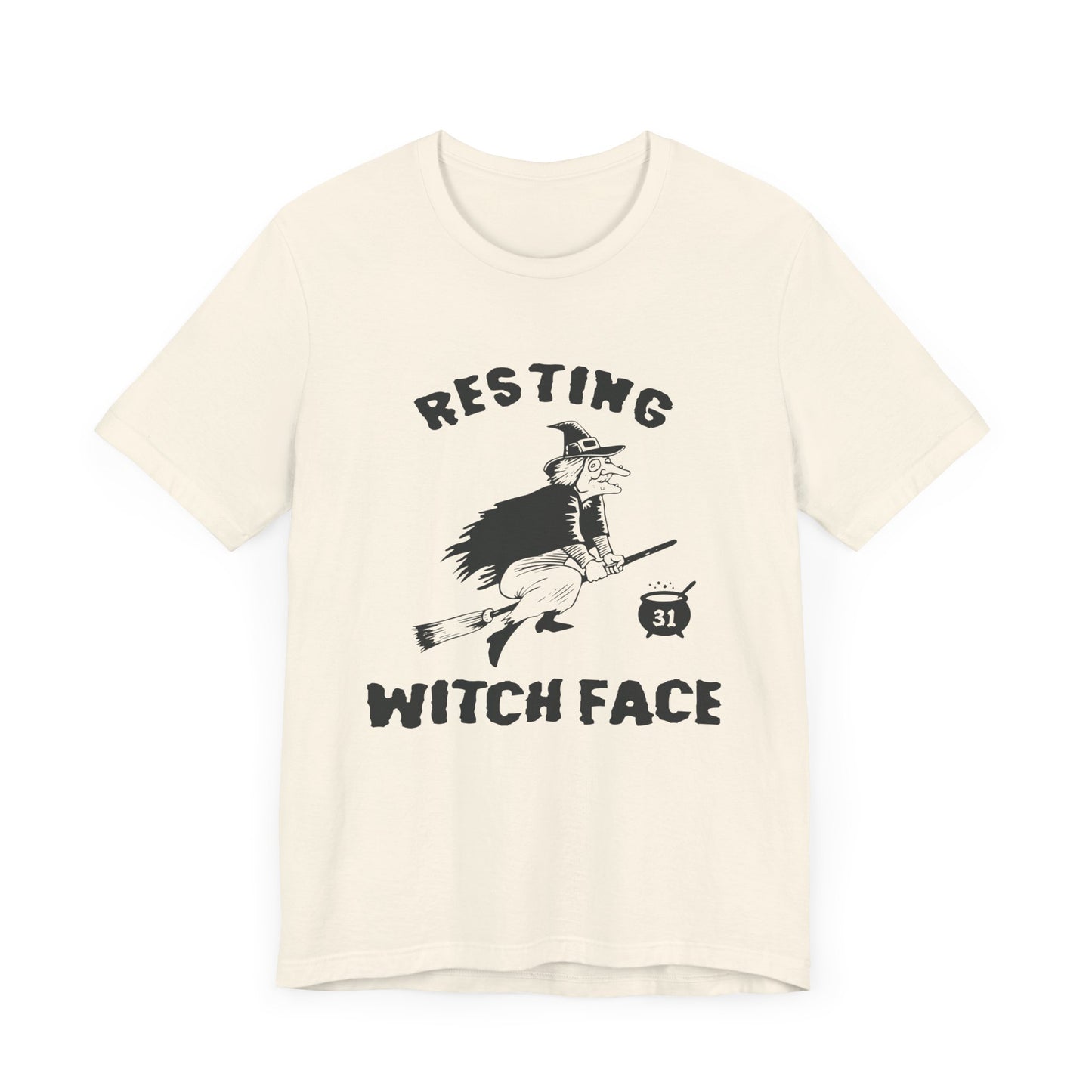 Halloween: Resting Witch Face - Unisex Jersey Short Sleeve Tee - 12665