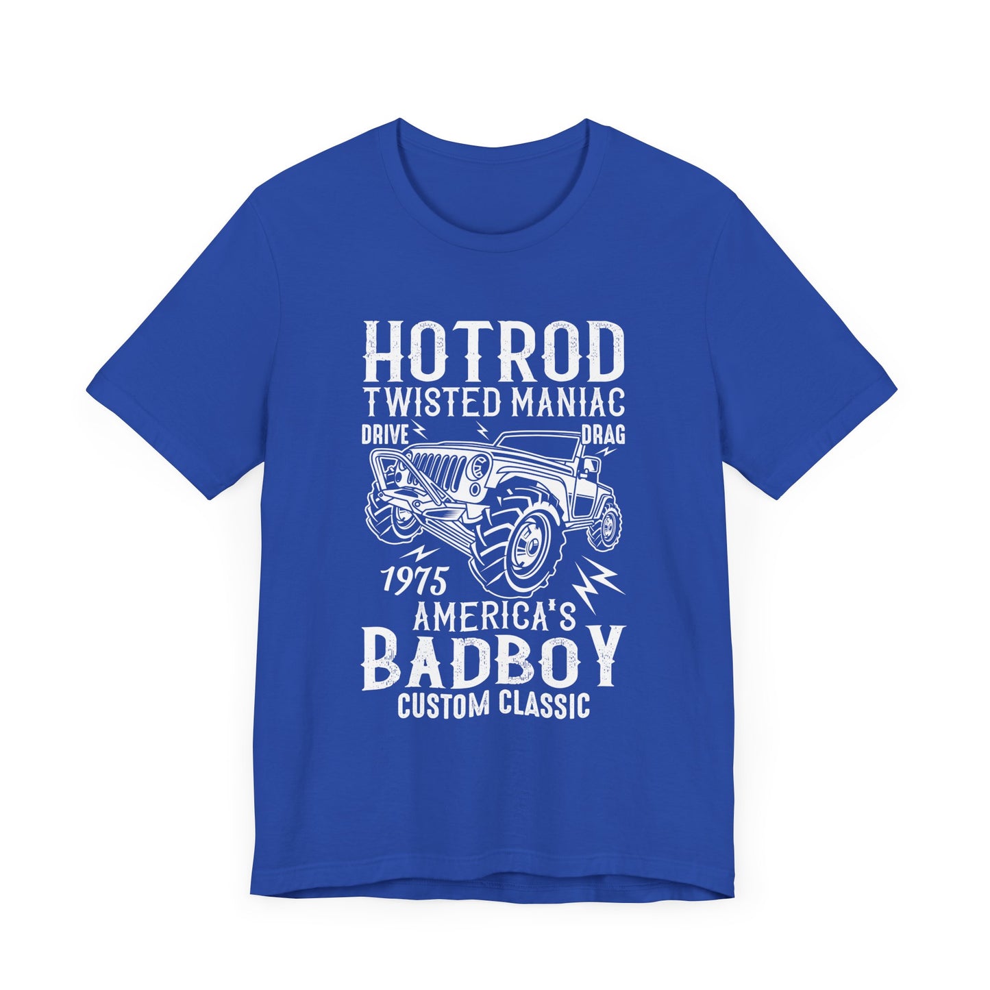 HotPod, Twisted Maniac, 1975 America's Badboy, Custom Classic - Unisex Jersey Short Sleeve Tee - 12576