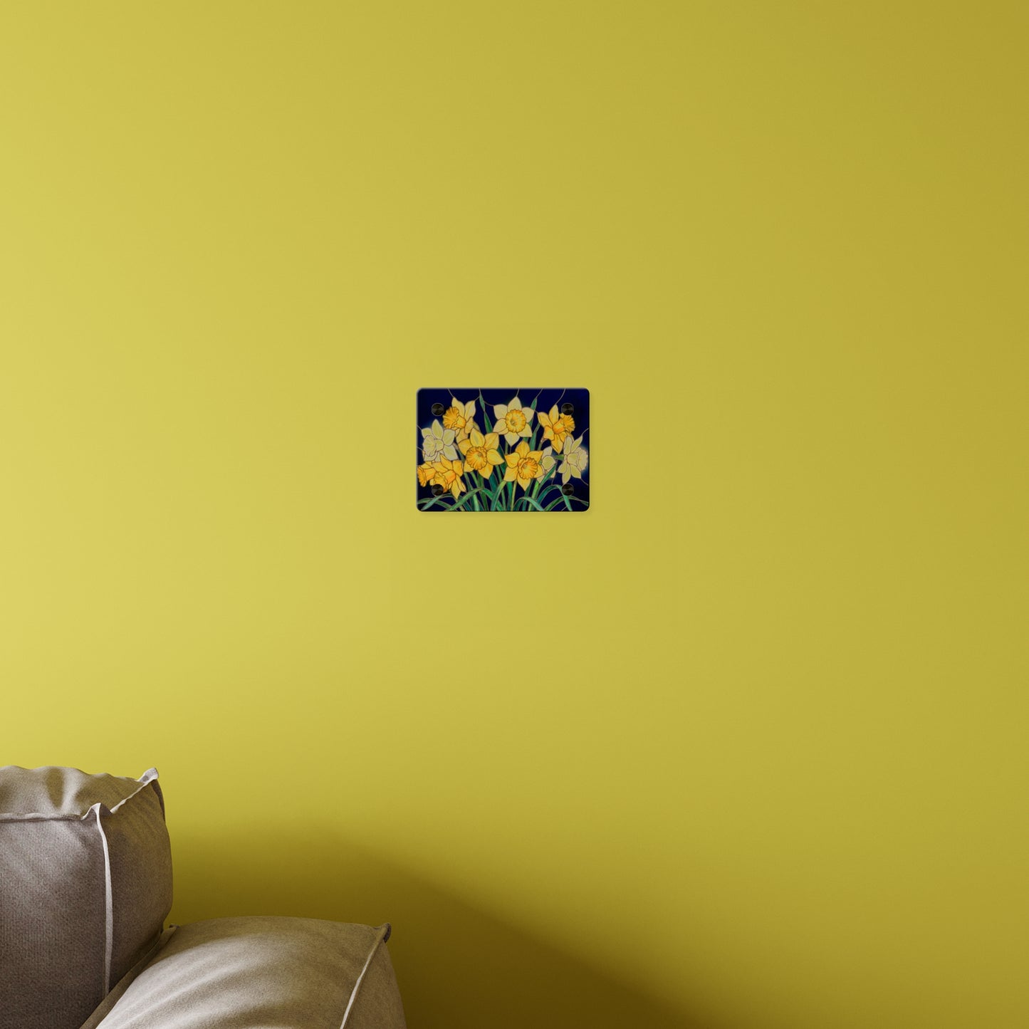 Daffodil Floral Acrylic Wall Art Panel - 14601