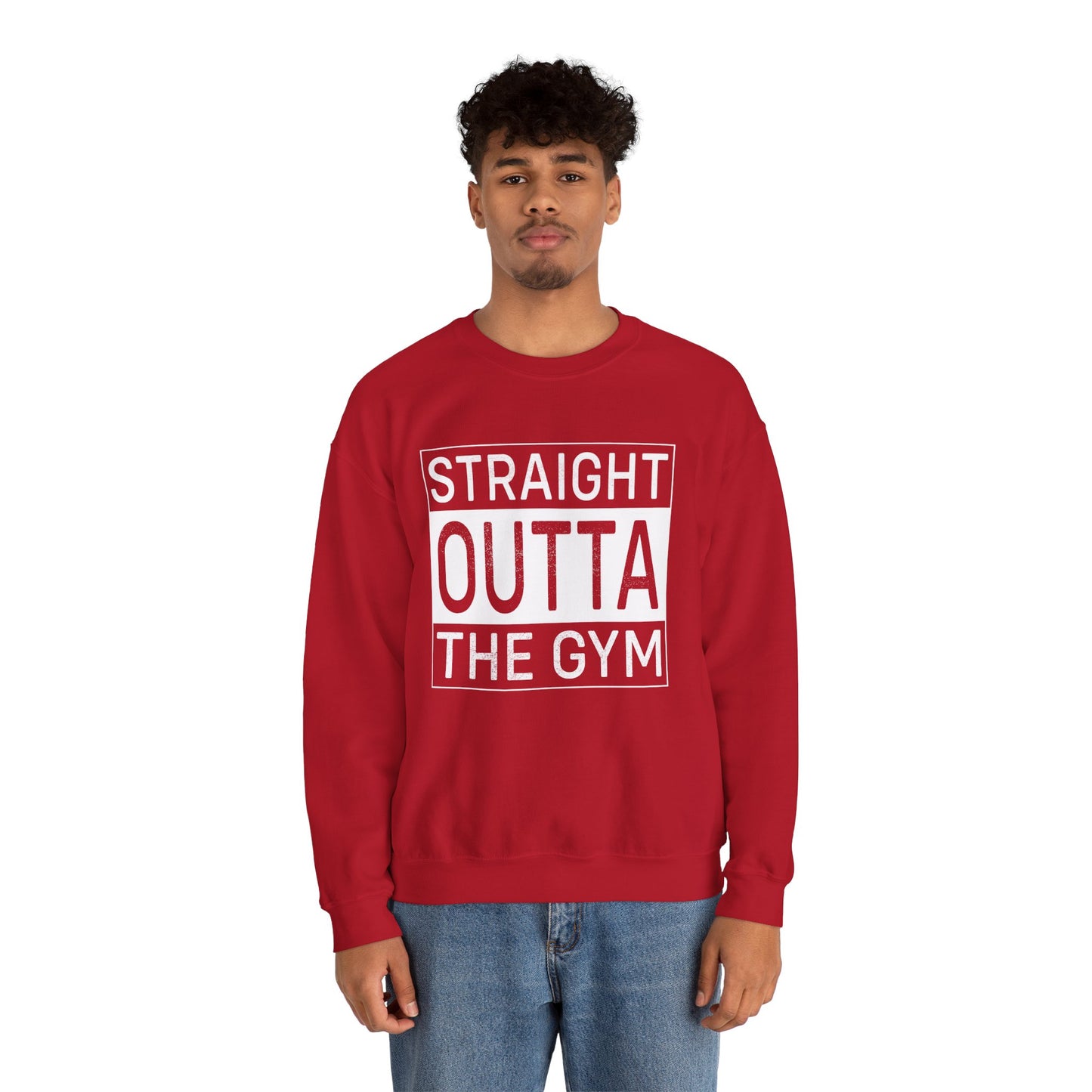 Straight Outta The Gym - Unisex Heavy Blend™ Crewneck Sweatshirt