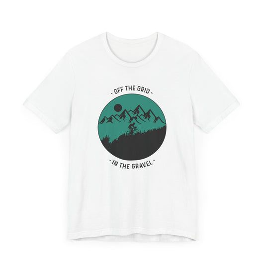 Bicycle: Off The Grid, In The Gravel - Unisex Jersey Short Sleeve Tee