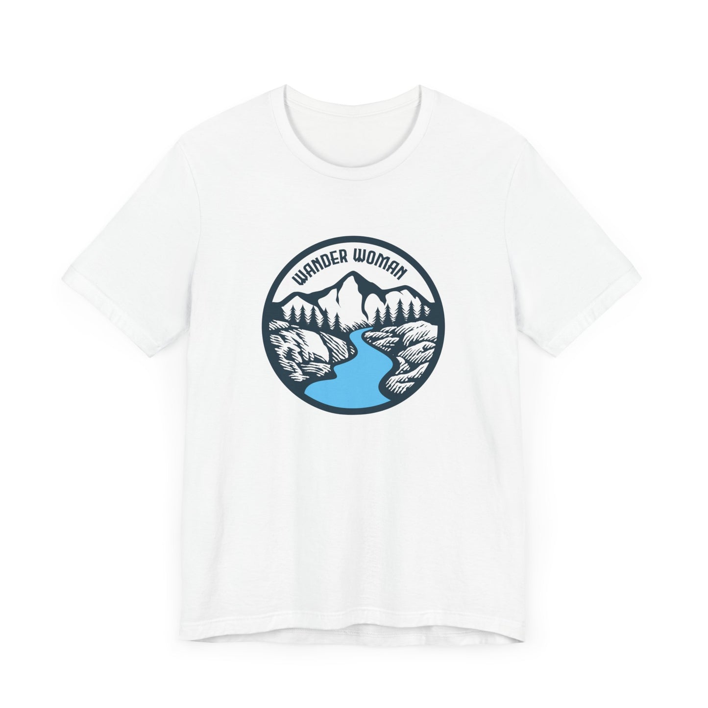 Camping: Wander Woman - Unisex Jersey Short Sleeve Tee