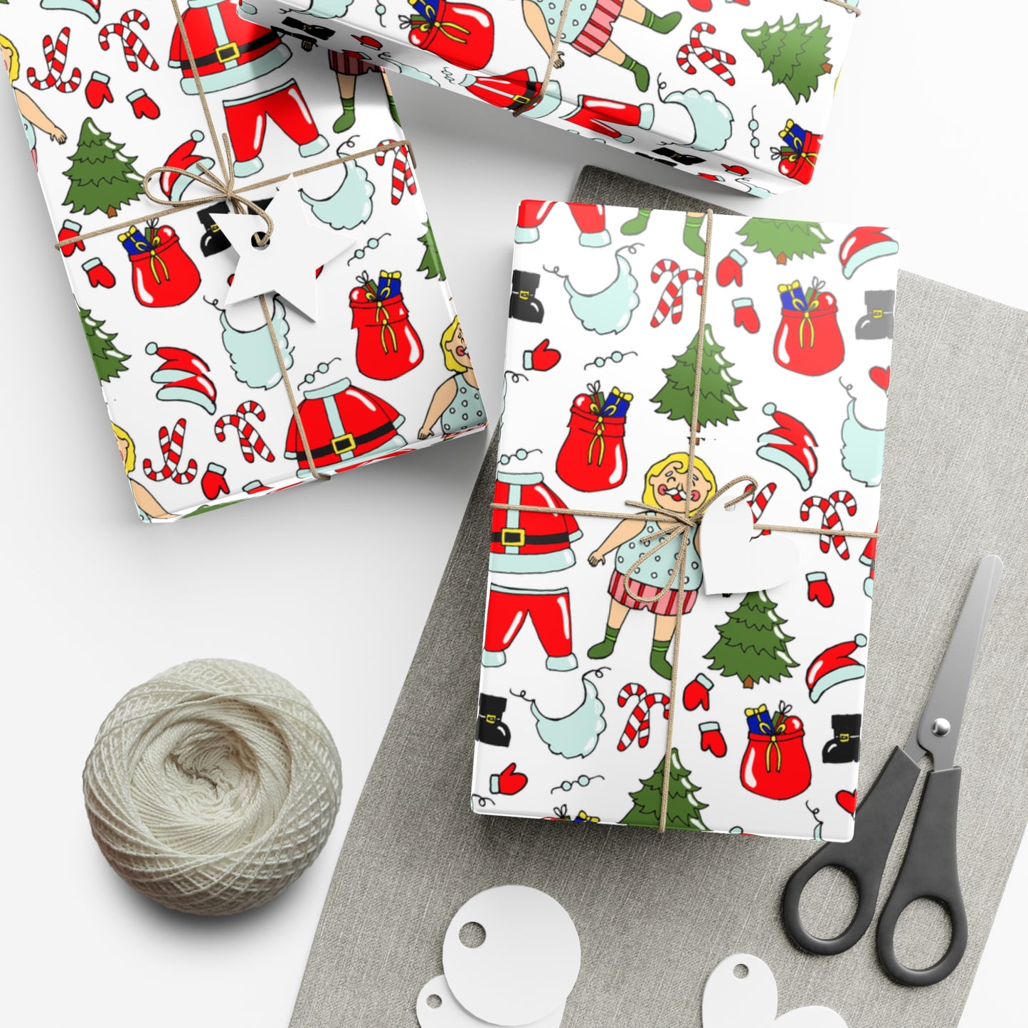 Merry Christmas - Gift Wrap Papers - 10103