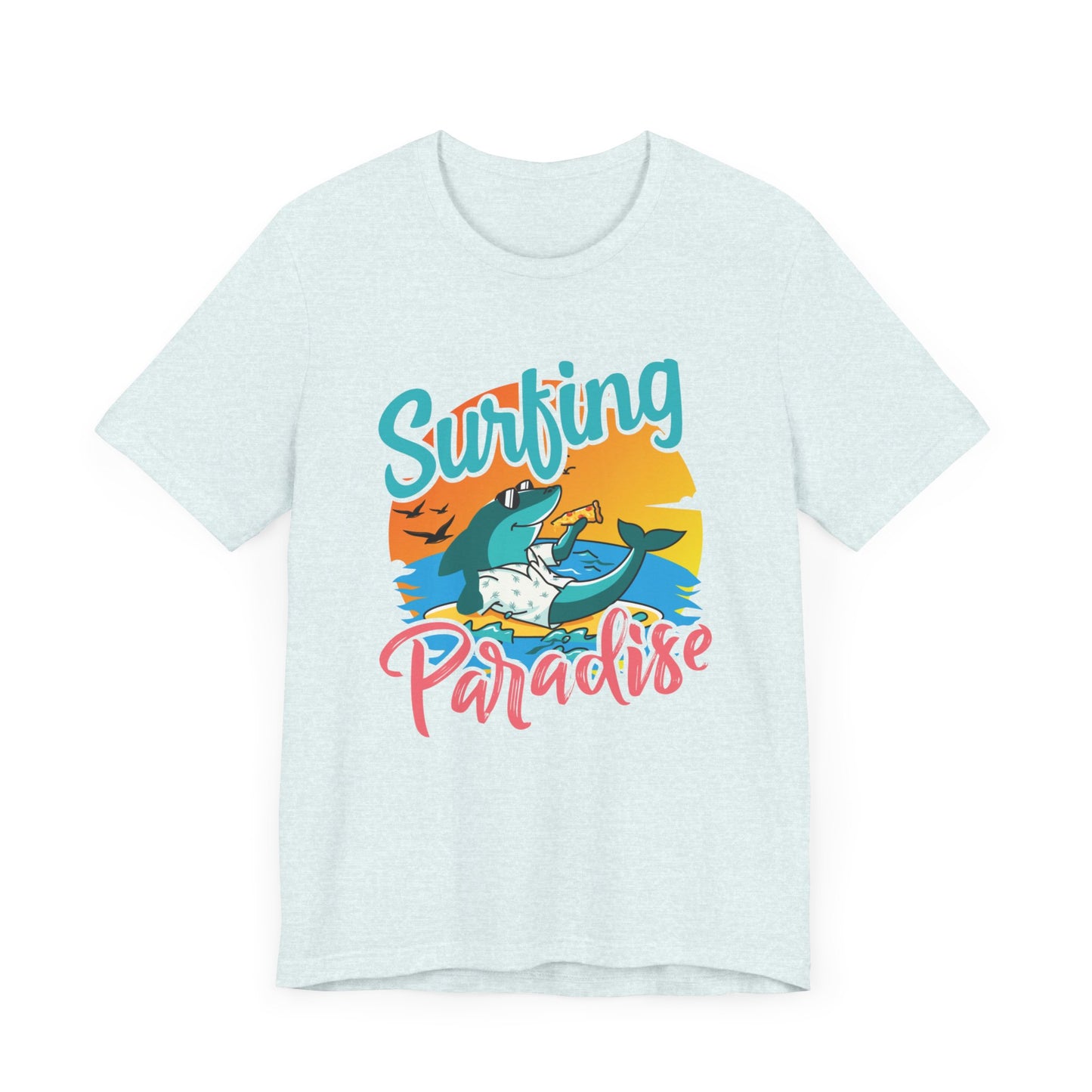 Surfing Paradise - Unisex Jersey Short Sleeve Tee - 13092