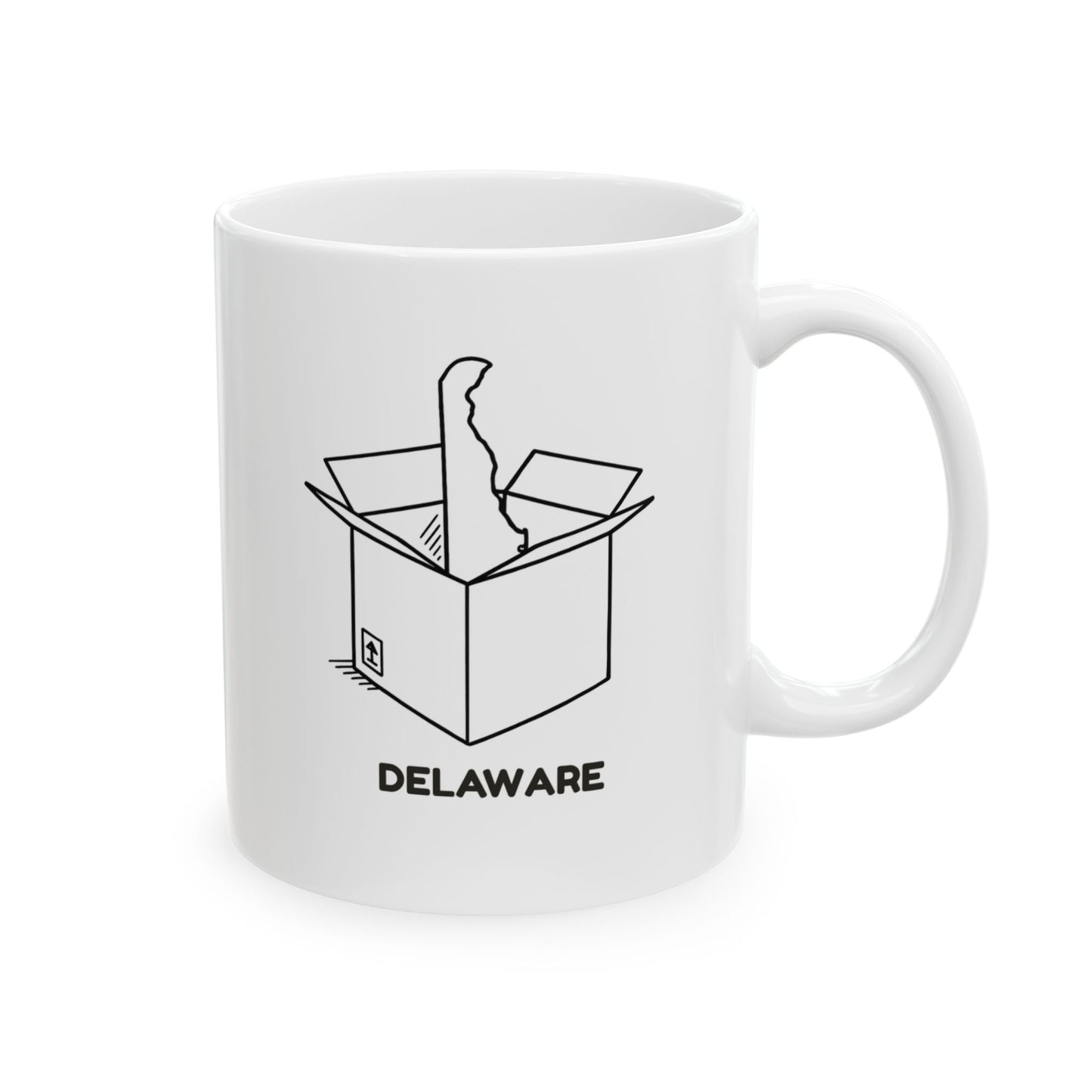 "Delaware: Where the best things come in small packages… like our state." Ceramic Mug, 11/15oz - 14113