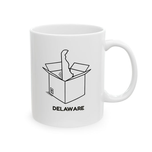 "Delaware: Where the best things come in small packages… like our state." Ceramic Mug, 11/15oz - 14113