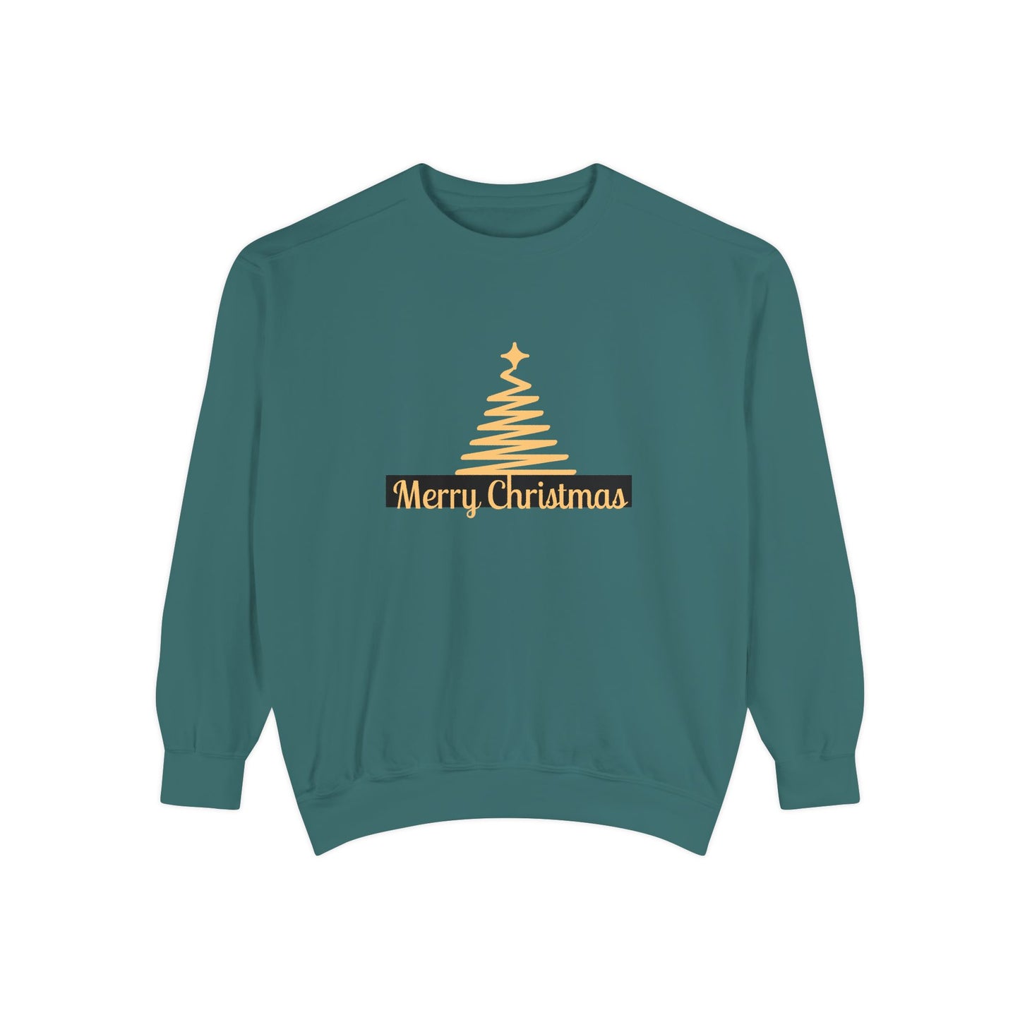 Merry Christmas - Unisex Garment-Dyed Sweatshirt - 10474