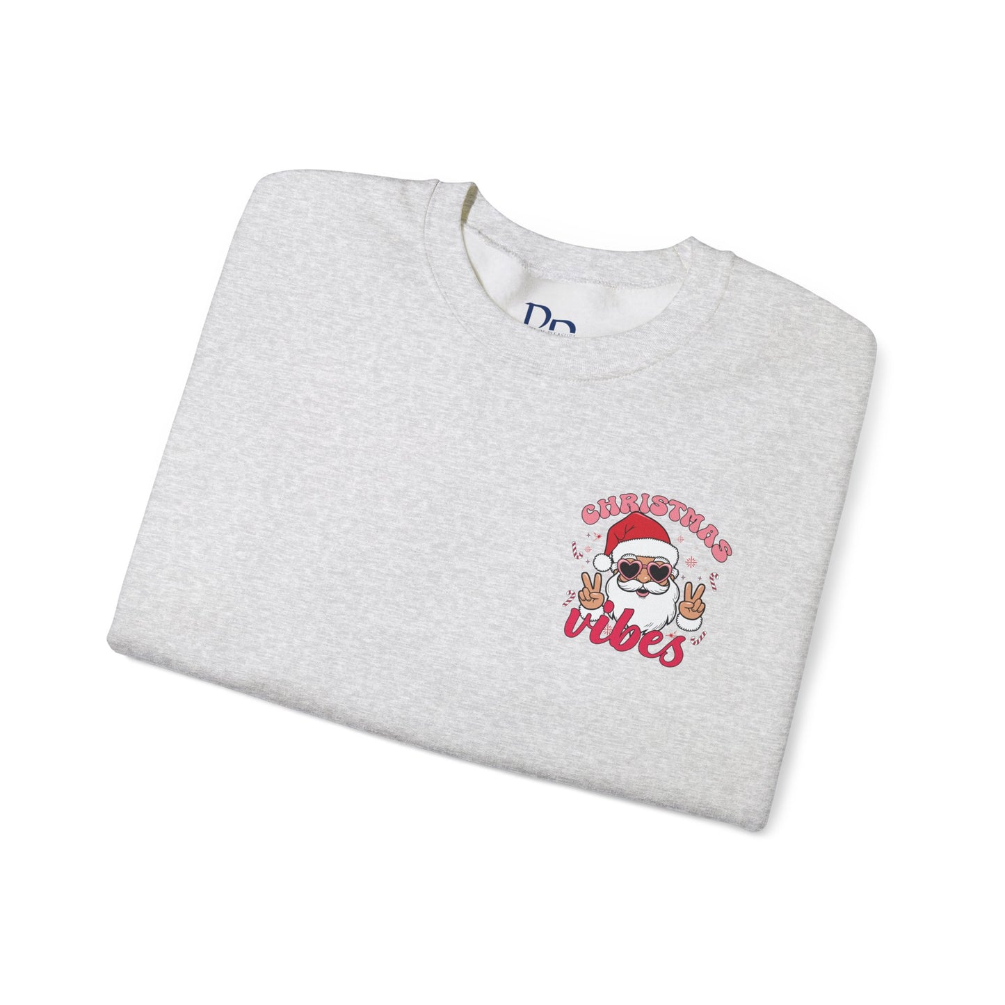 Santa, Christmas Vibes - Unisex Heavy Blend™ Crewneck Sweatshirt - 10171