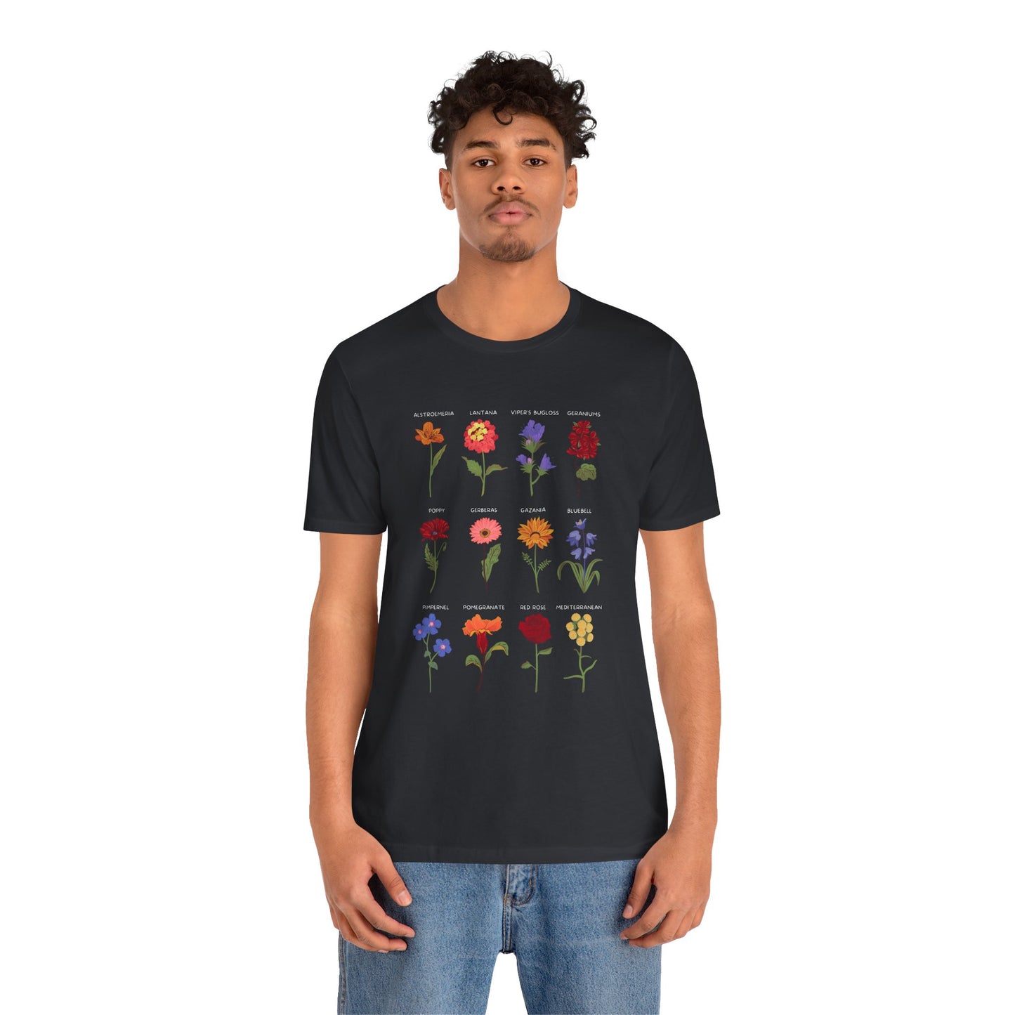 Summer Flowers - Unisex Jersey Short Sleeve Tee - 11568