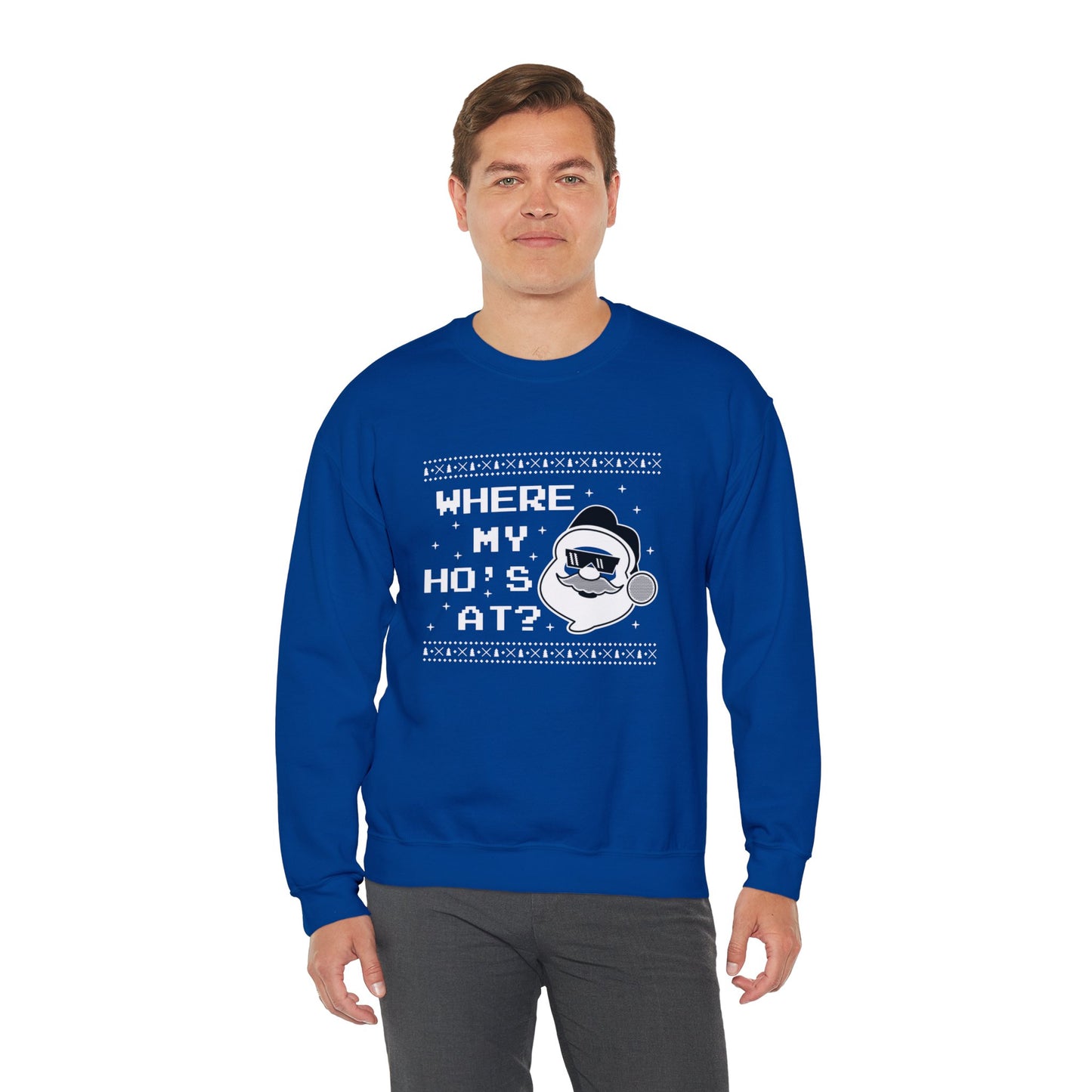 Where My Ho's At?  - Unisex Heavy Blend™ Crewneck Sweatshirt