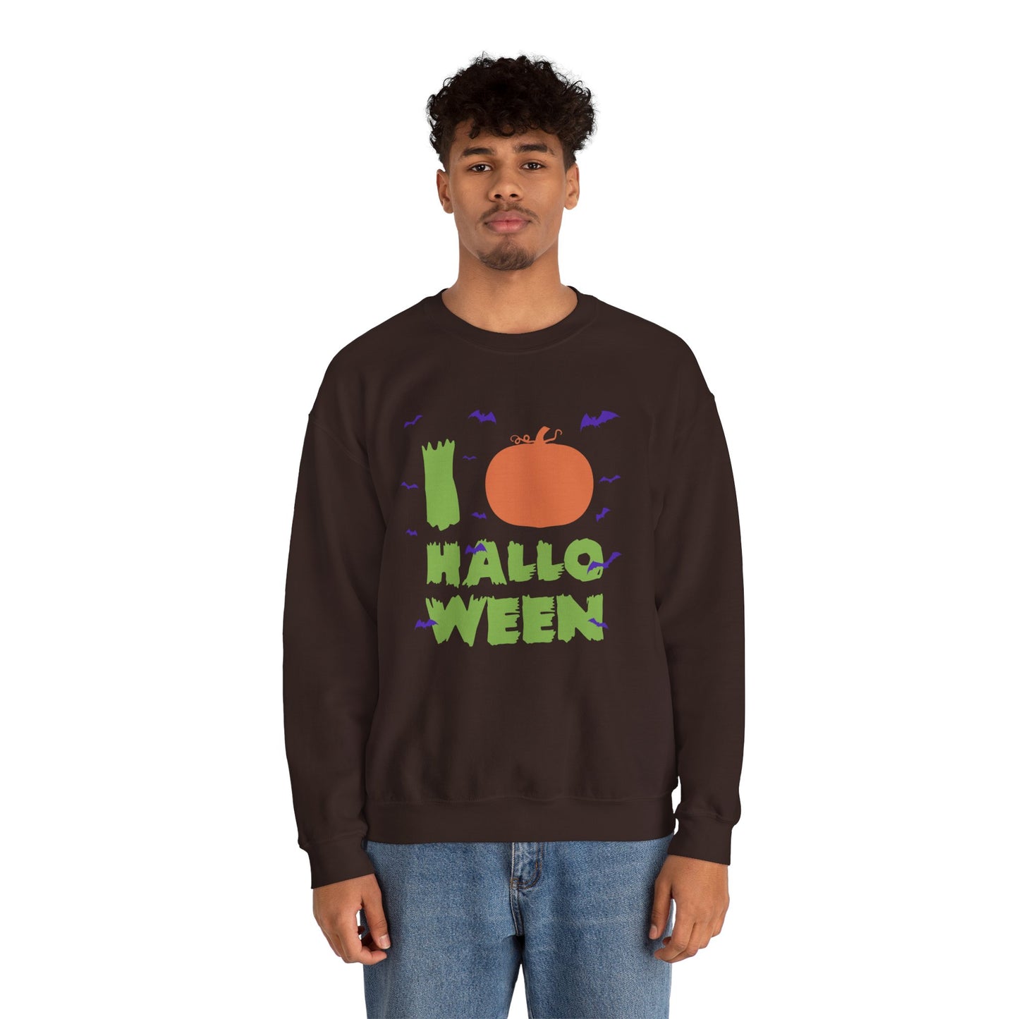I Love Halloween - Unisex Heavy Blend™ Crewneck Sweatshirt - 13807