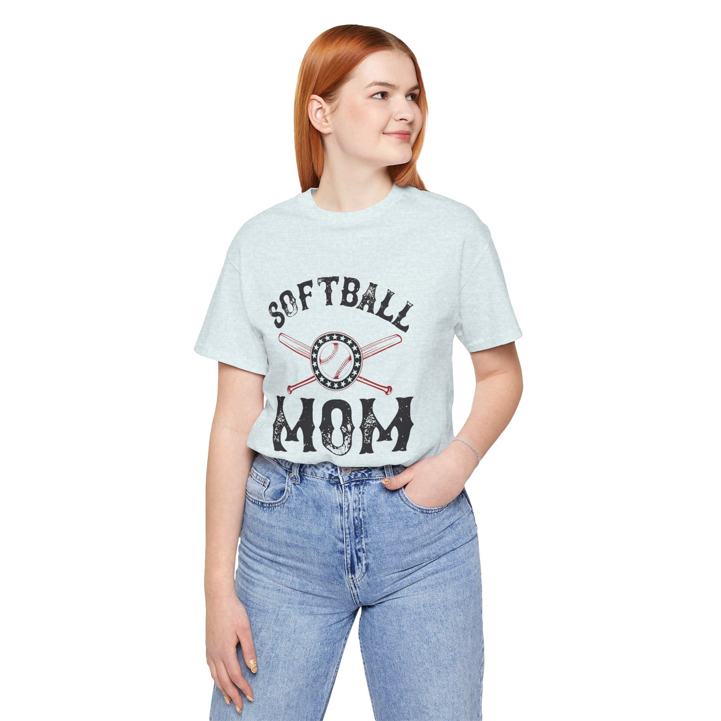 Softball Mom - Unisex Jersey Short Sleeve Tee