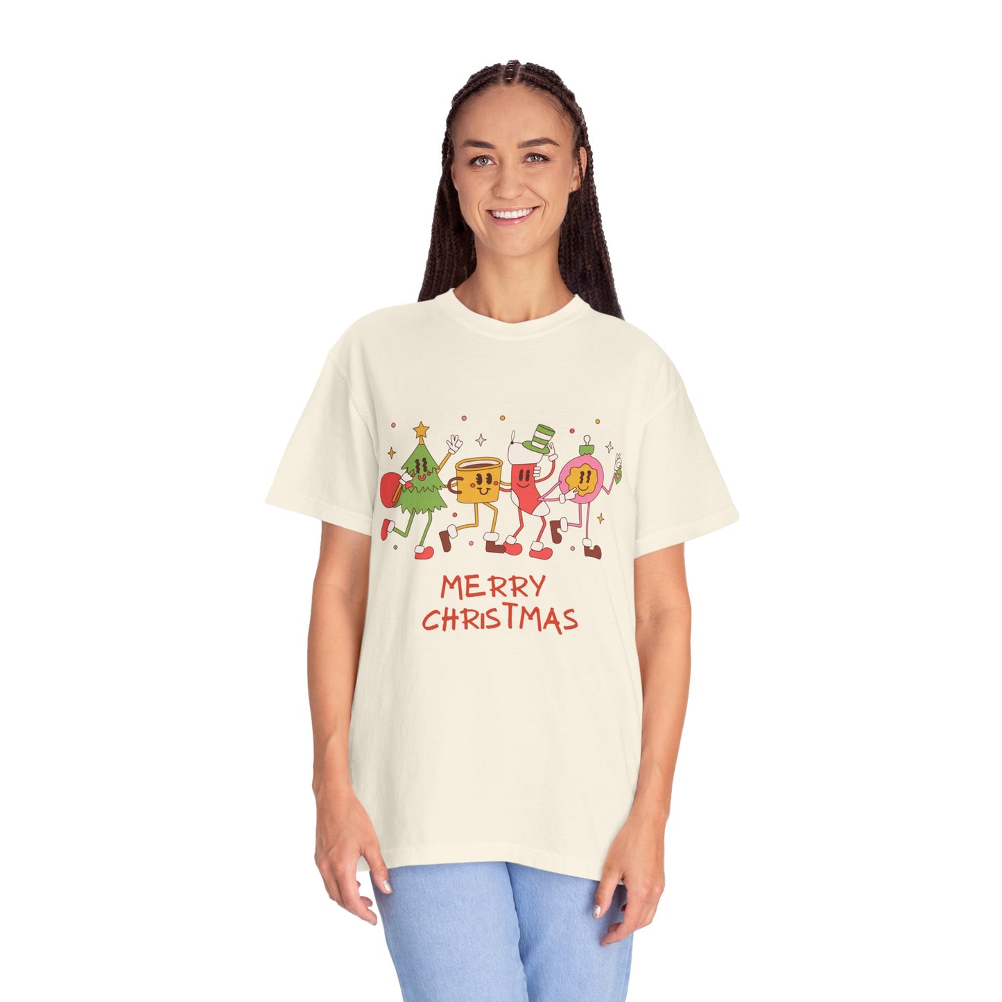 Merry Christmas - Unisex Garment-Dyed T-shirt