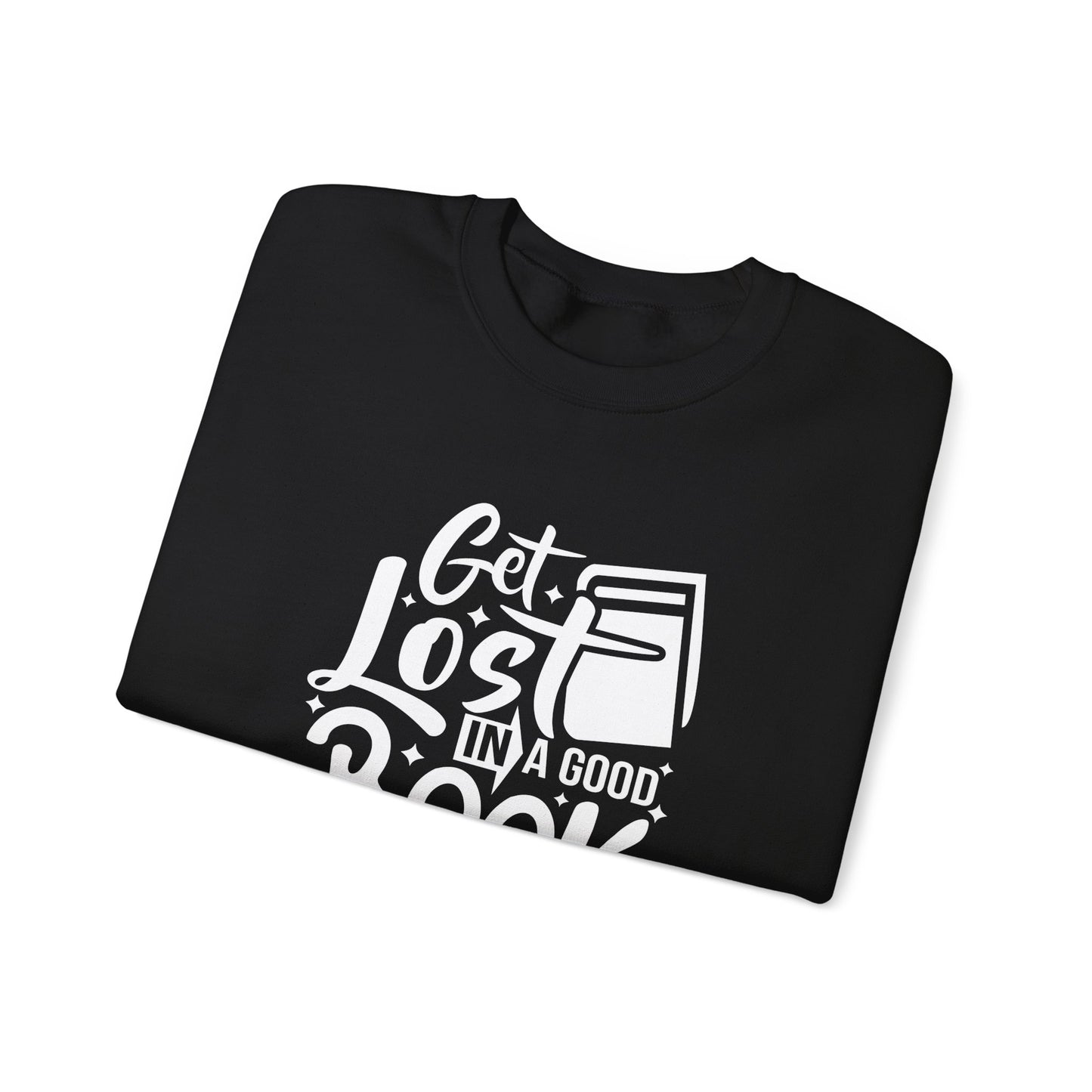 Get Lost in A Good Book - Unisex Heavy Blend™ Crewneck Sweatshirt - 10691