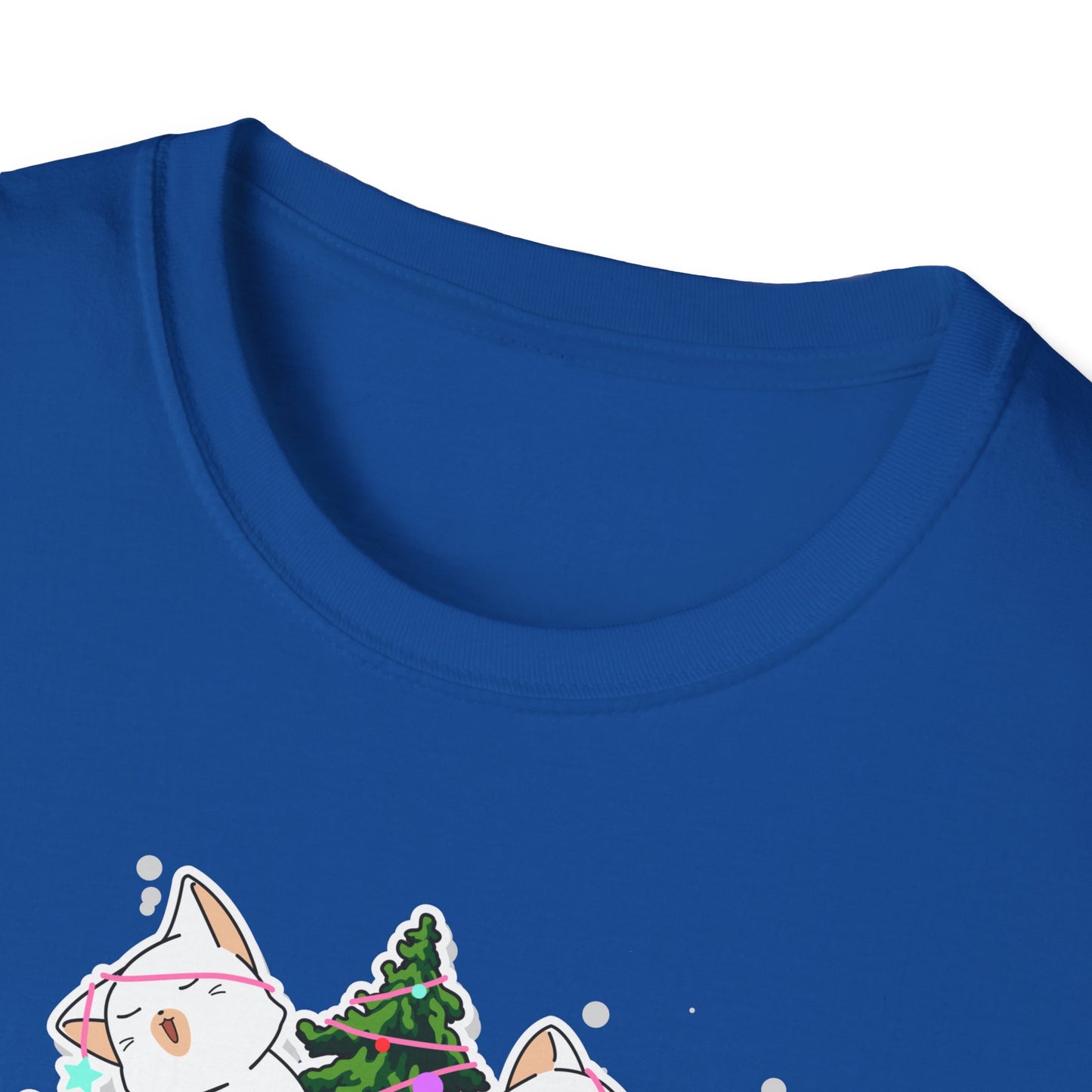 Meowy Christmas - Unisex Softstyle T-Shirt - 10078