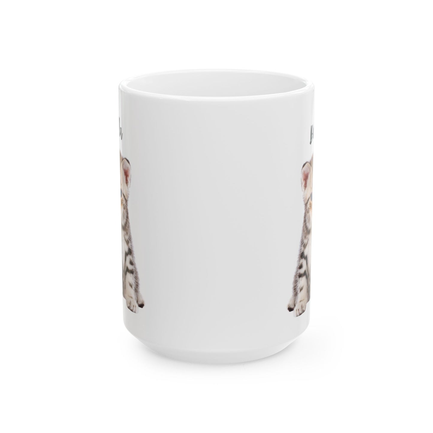 Cute Pet Ceramic Mug for Animal Lovers, Cat/ Dog Coffee Cup, Personalized Gift for Birthdays, Holidays, Home Decor - 14192