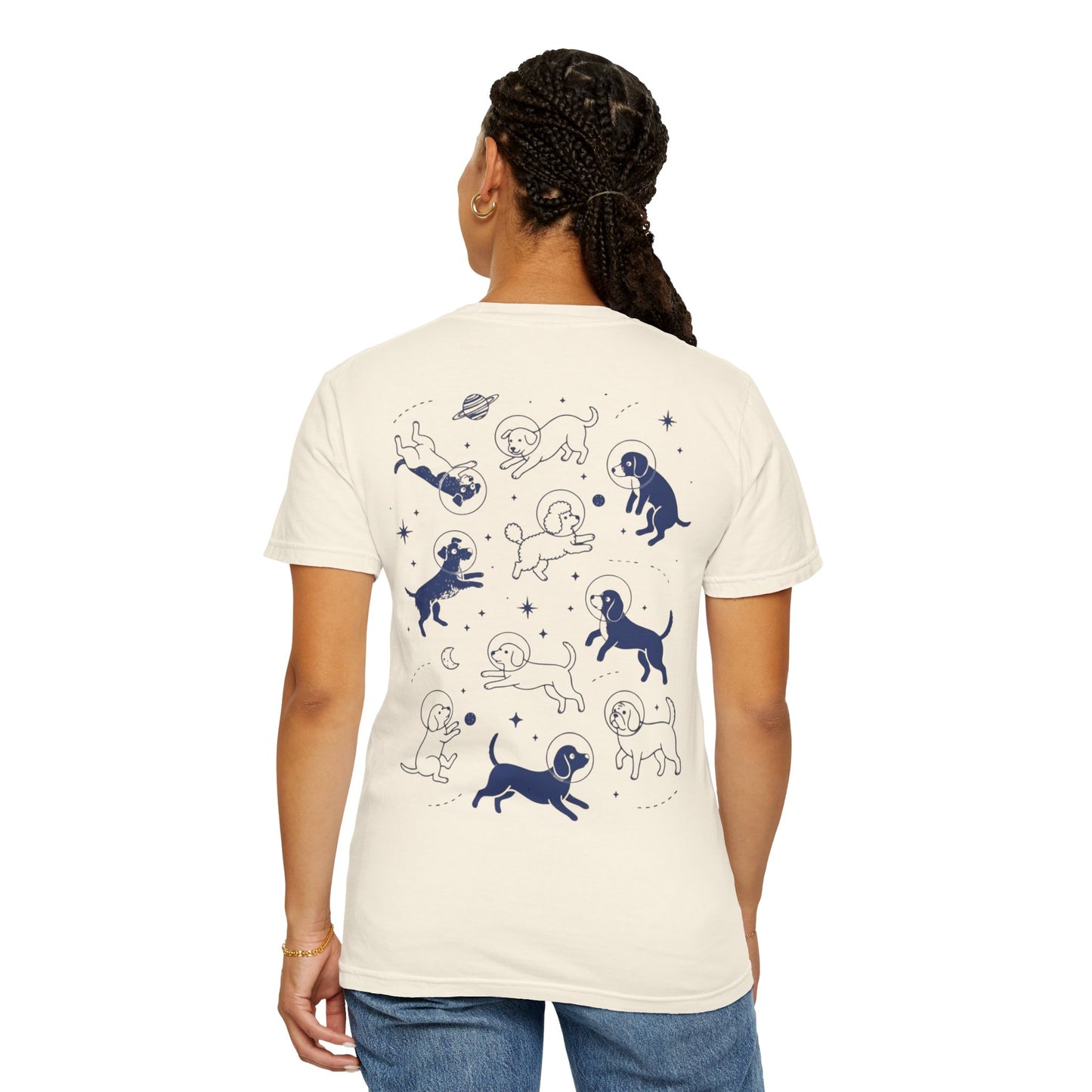 Space Dogs T-Shirt – Cute Astronaut Dog Graphic Tee for Dog Lovers - 14680